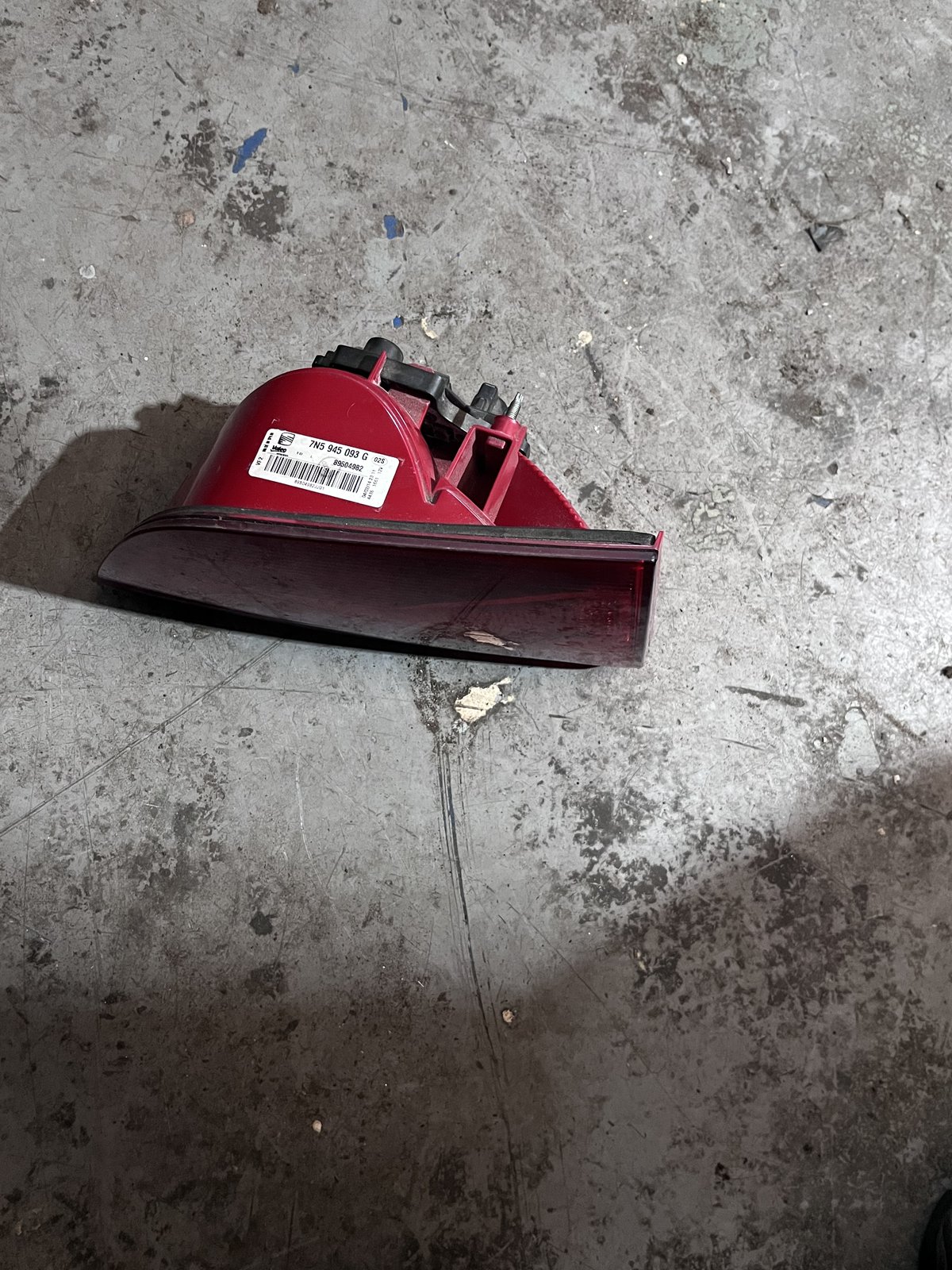 2014 SEAT ALHAMBR NSR HALOGEN TAILLIGHT photo 2