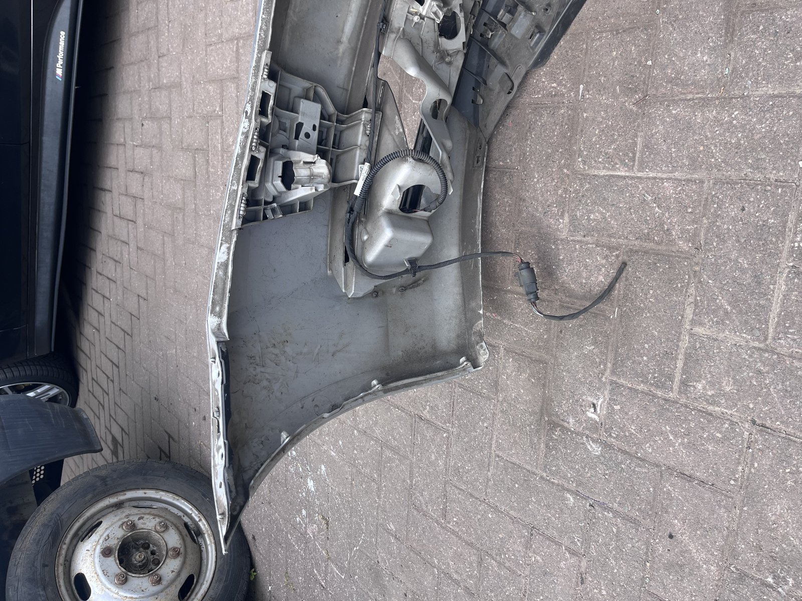 2014 SKODA OCTAVIA FRONT BUMPER SILVER LA7W photo 9