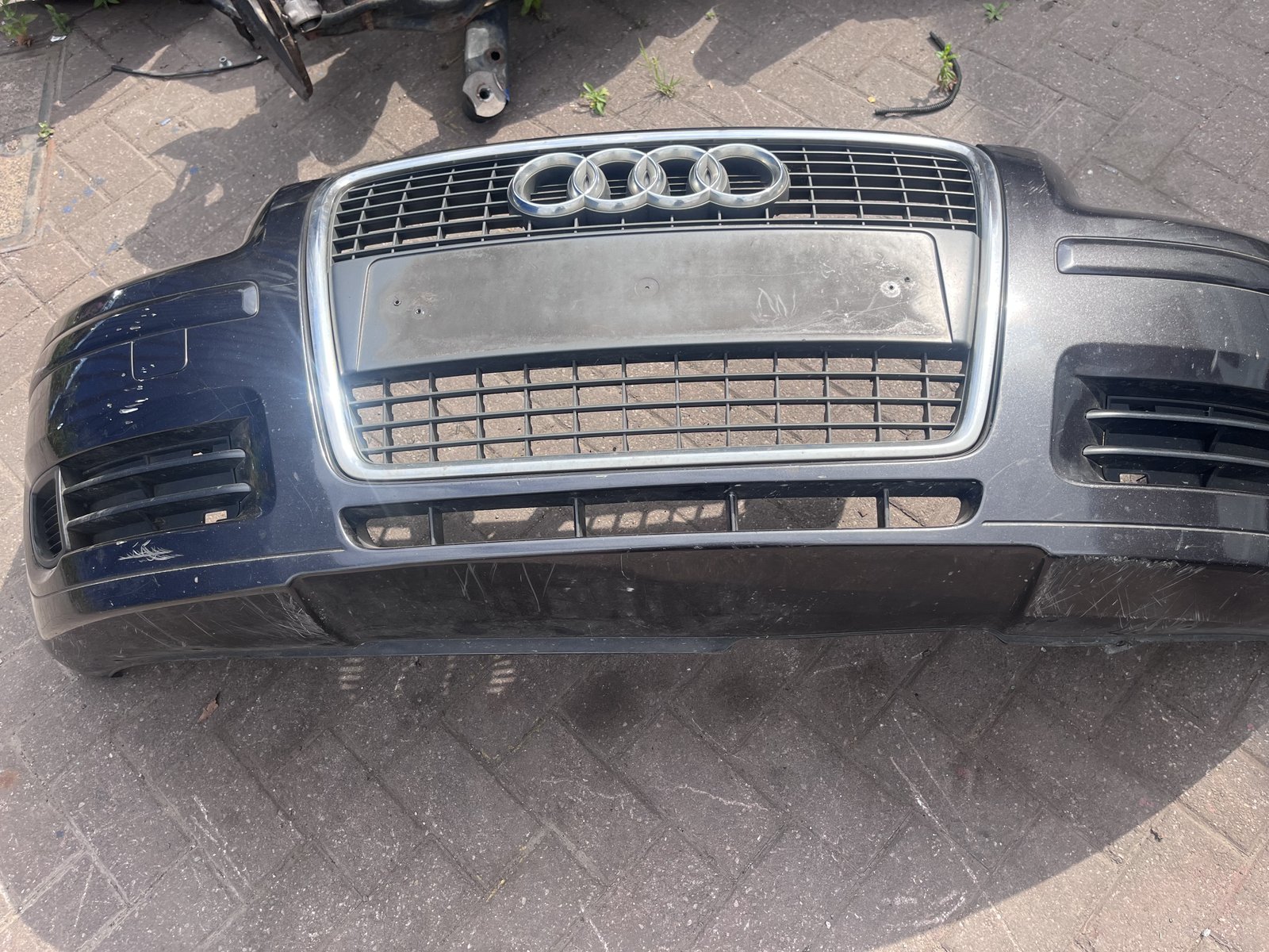 AUDI A3 08 PREFACE FRONT BUMPER BLACK LZL photo 4