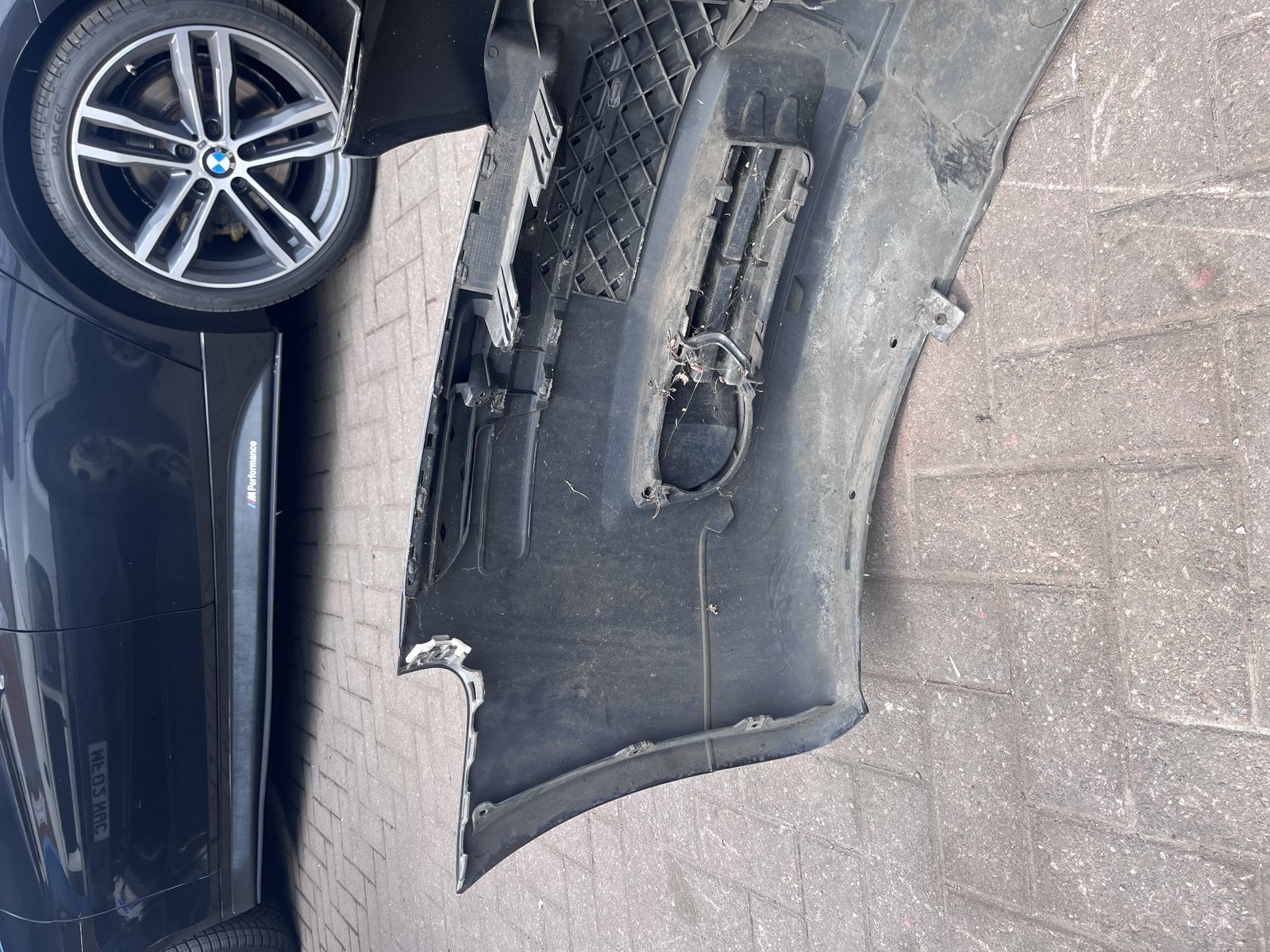 AUDI A3 08 PREFACE FRONT BUMPER BLACK LZL photo 8