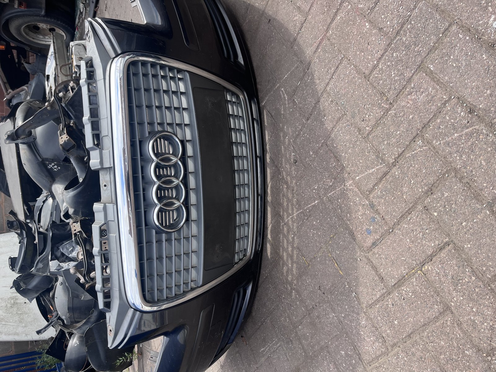 AUDI A3 08 PREFACE FRONT BUMPER BLACK LZL