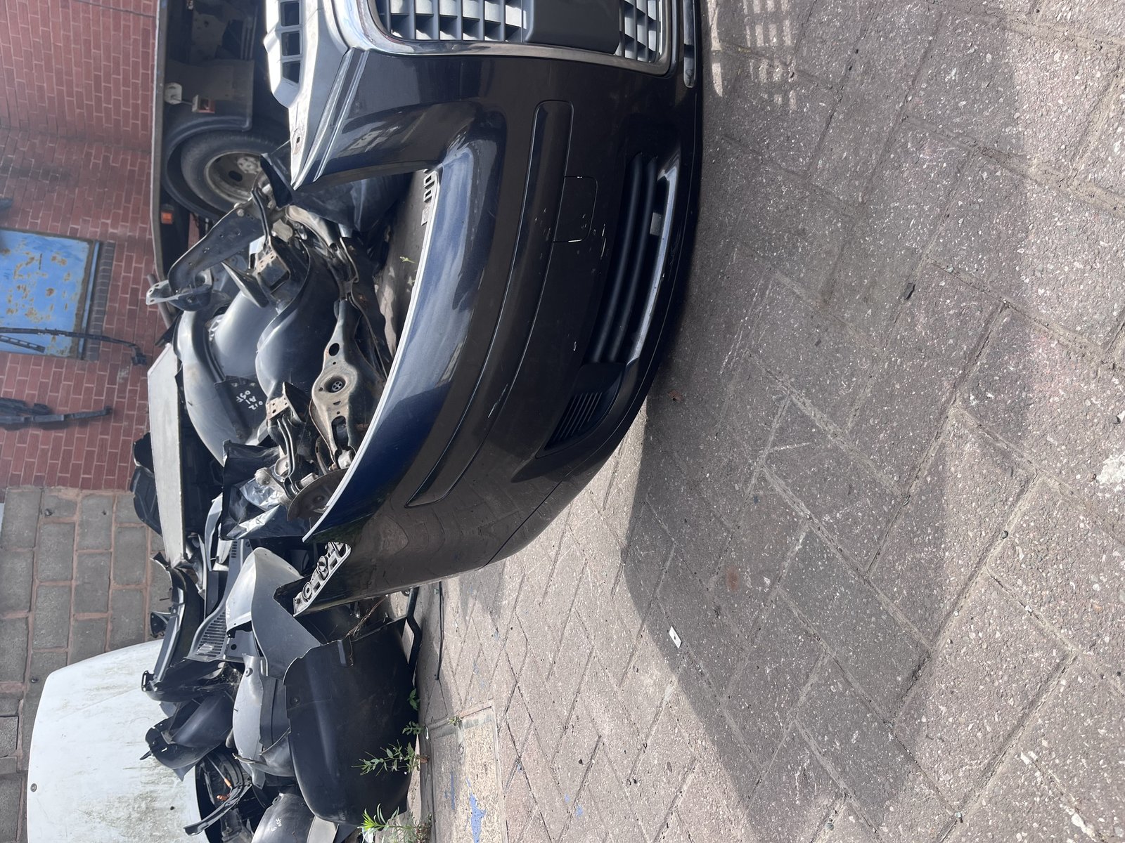 AUDI A3 08 PREFACE FRONT BUMPER BLACK LZL photo 3