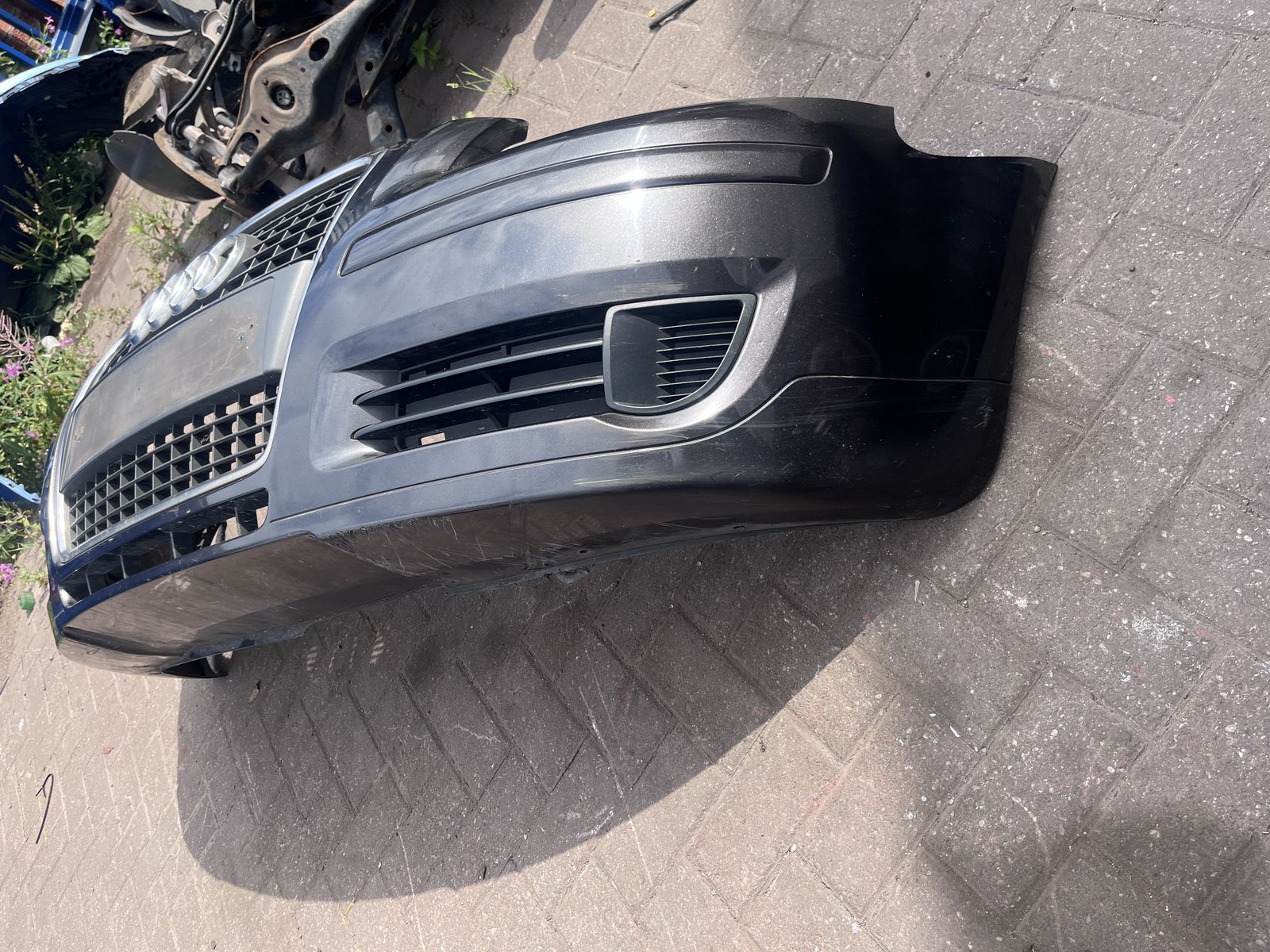 AUDI A3 08 PREFACE FRONT BUMPER BLACK LZL photo 5