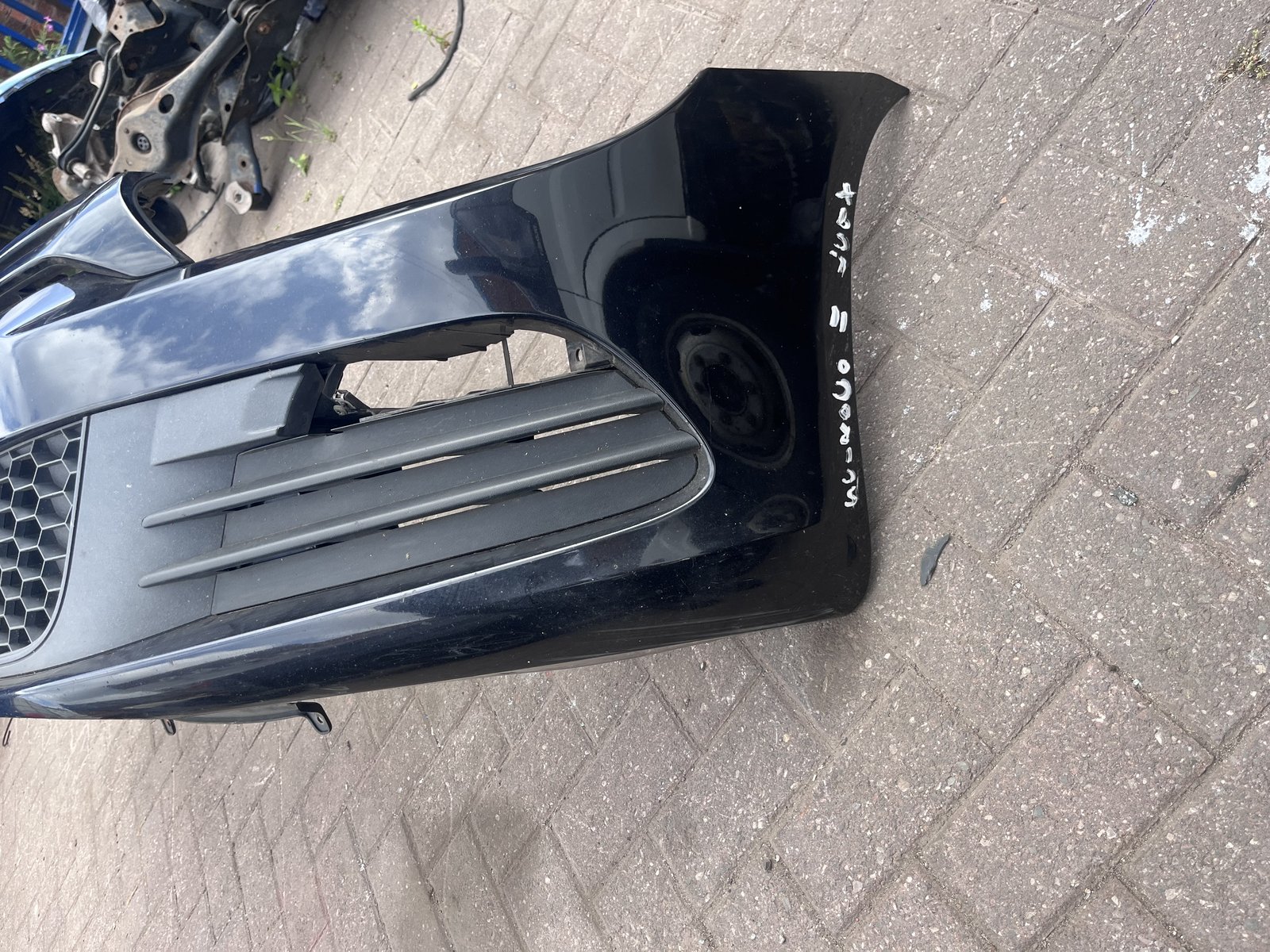 2011 VW SCRICO  FRONT BUMPER BLACK LC9X LC9X photo 5