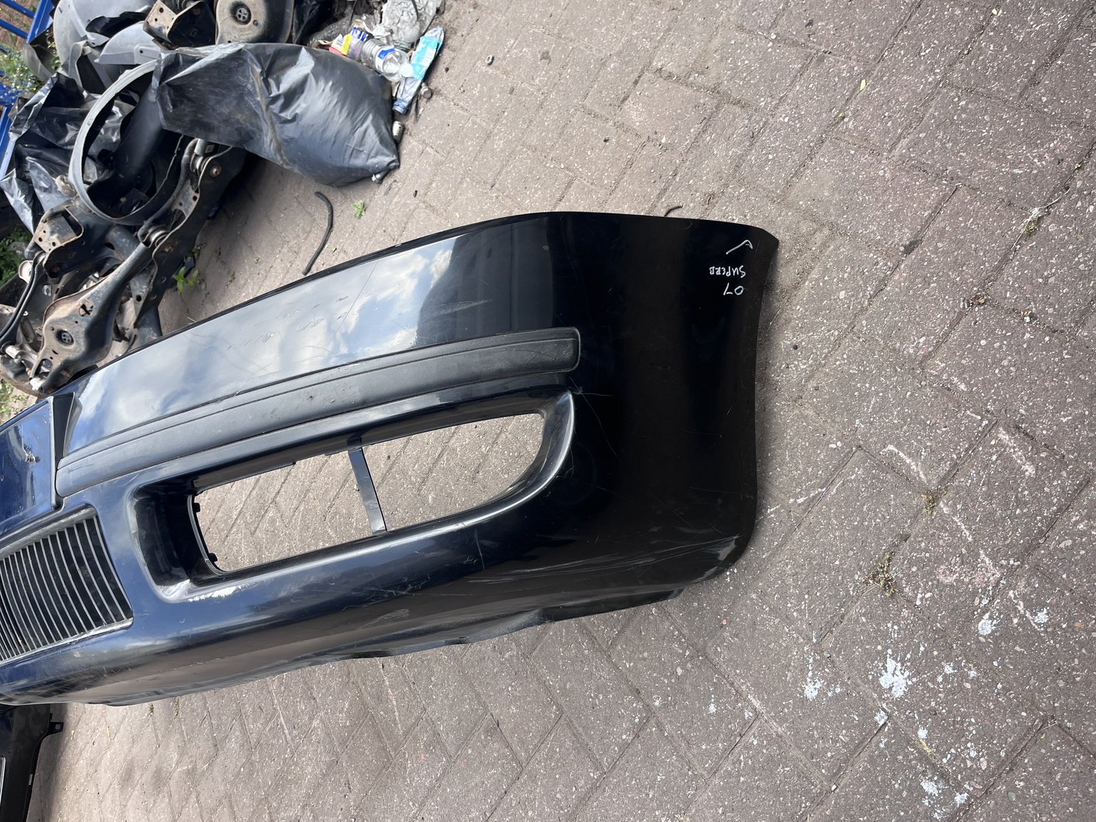 SKODA SUPERB 07 MK1 FRONT BUMPER photo 5