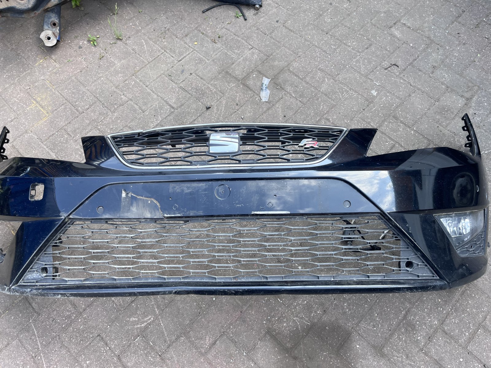 2013 SEAT LEON FR MK3 FRONT BUMPER BLACK LZ9Y  photo 4