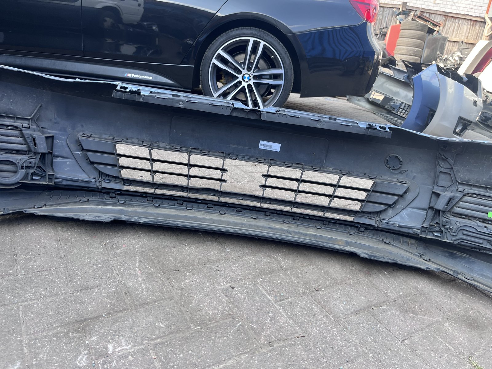 VW GOLF MK7 FRONT BUMPER BLUE LA5J photo 7