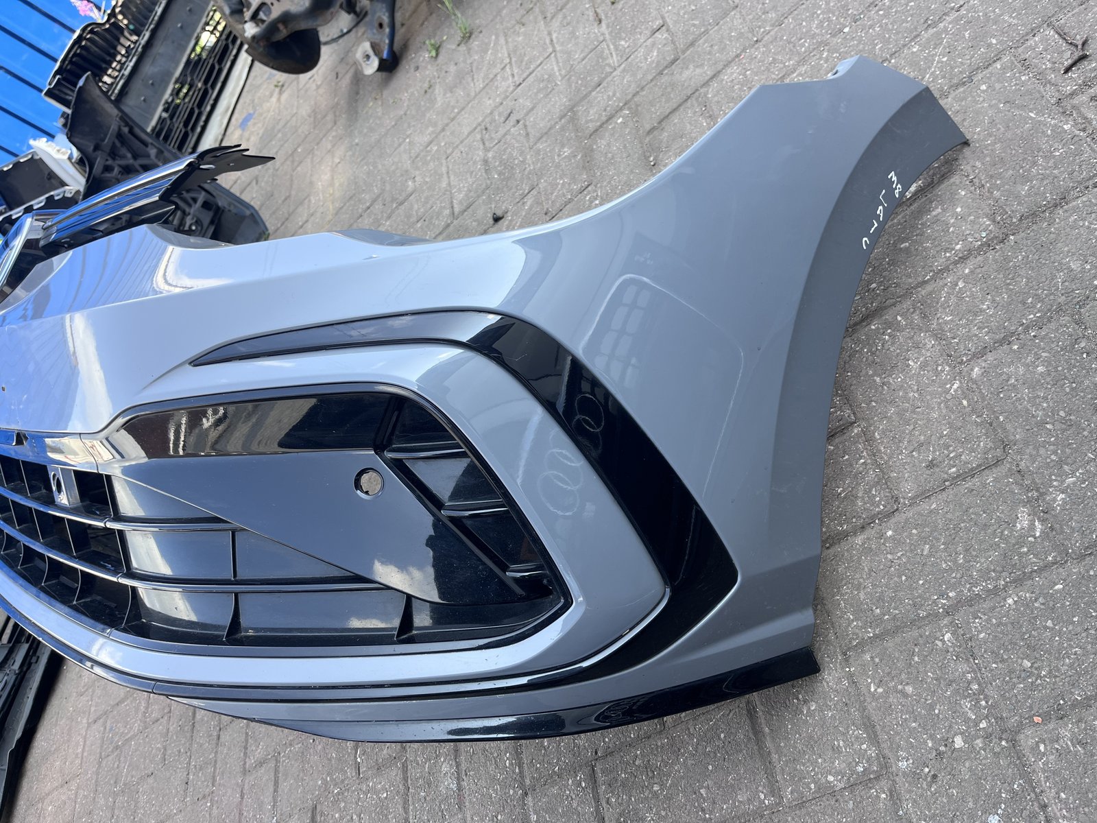 VW GOLF MK8 R LINE FRNOT BUMPER MOON STONE GREY LA7C photo 5