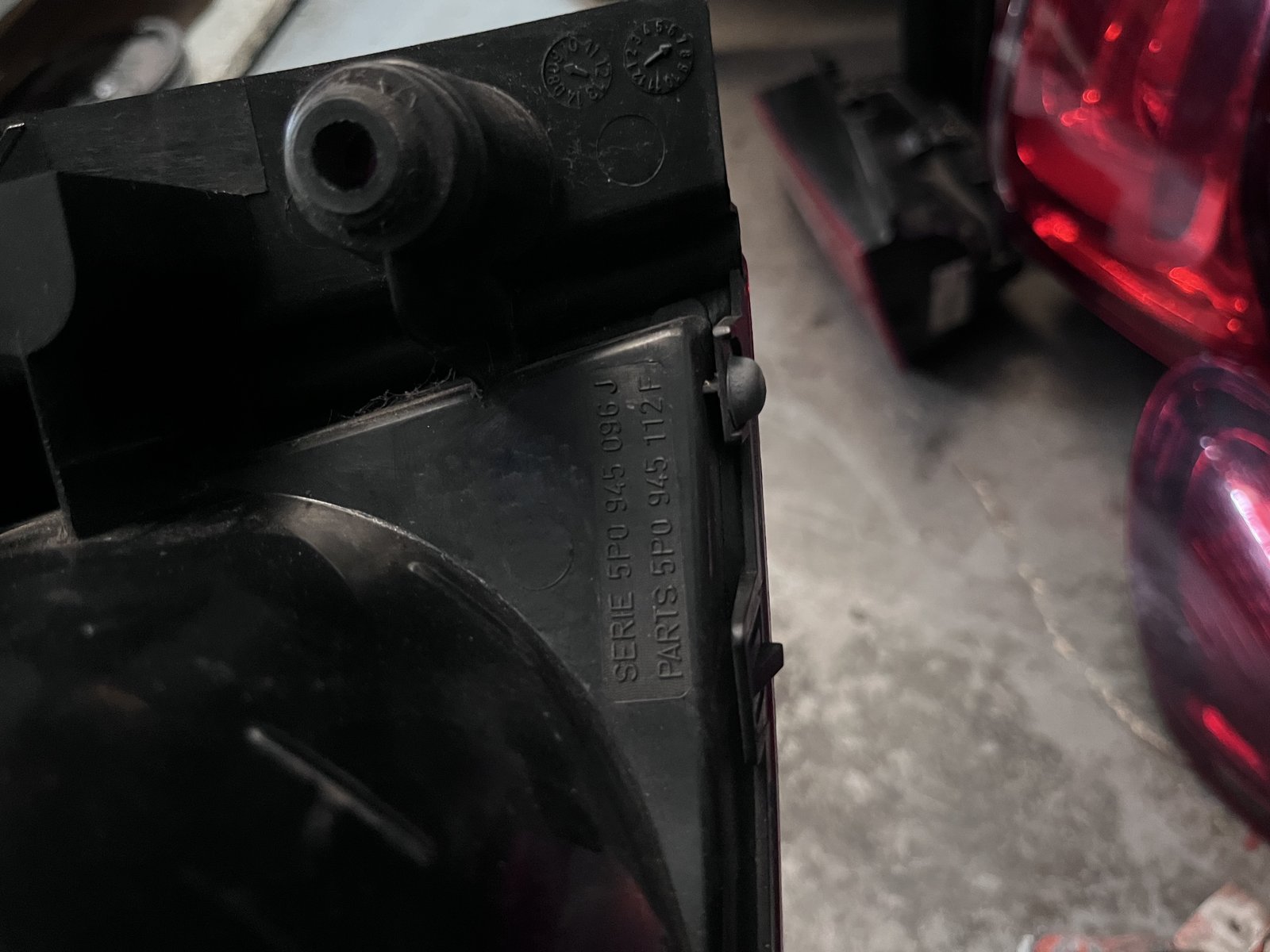  2009 SEAT ALTEA OSR TAIL LIGHT  photo 5
