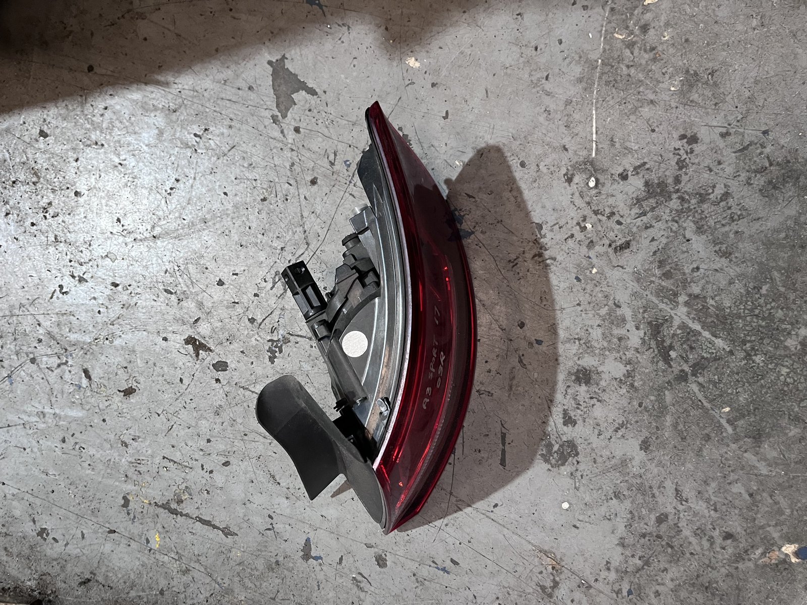 AUDI A3 SPORTBACK 2017 OSR TAIL LIGHT  photo 3