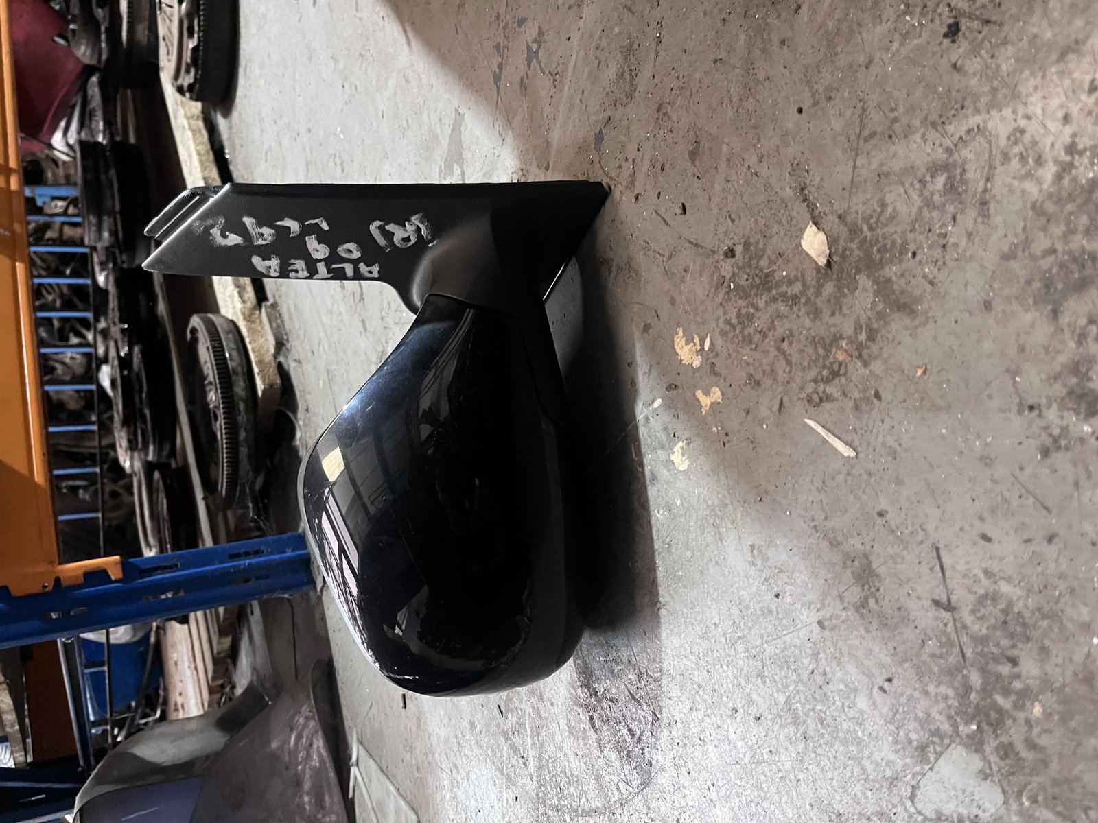 2009 SEAT ALTAE 09 OSF WINGMIRROR LC9Z BLACK photo 4