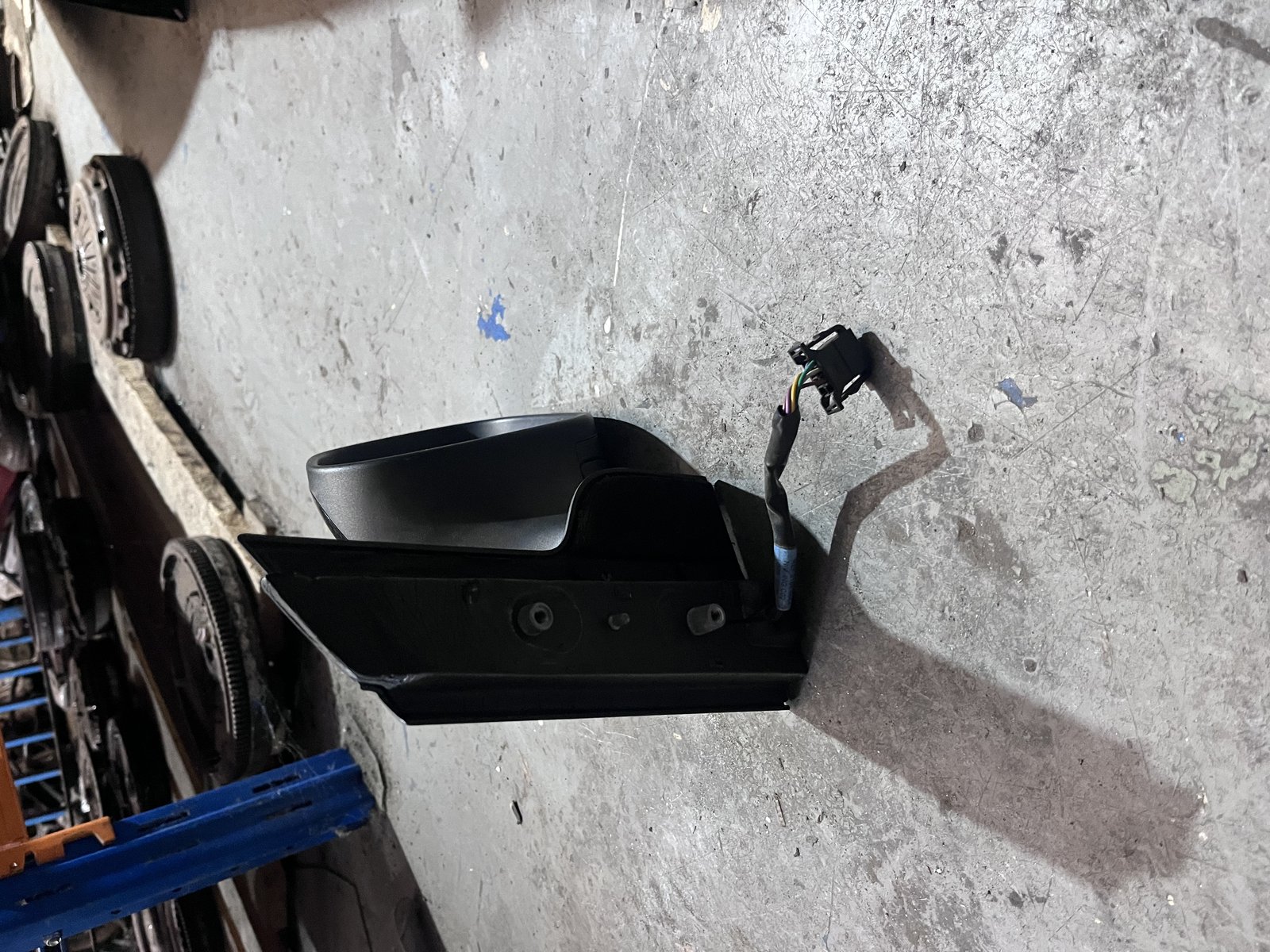 2009 SEAT ALTAE 09 OSF WINGMIRROR LC9Z BLACK photo 2