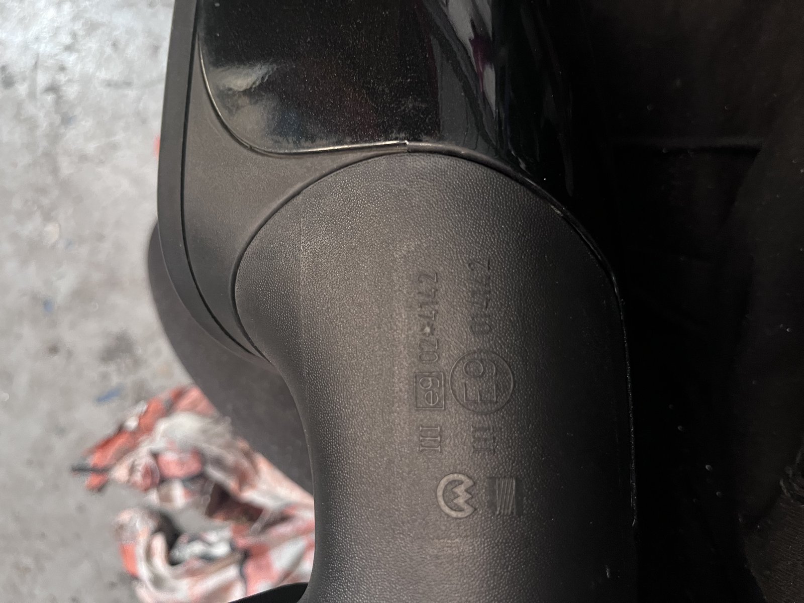 2009 SEAT ALTAE 09 OSF WINGMIRROR LC9Z BLACK photo 5