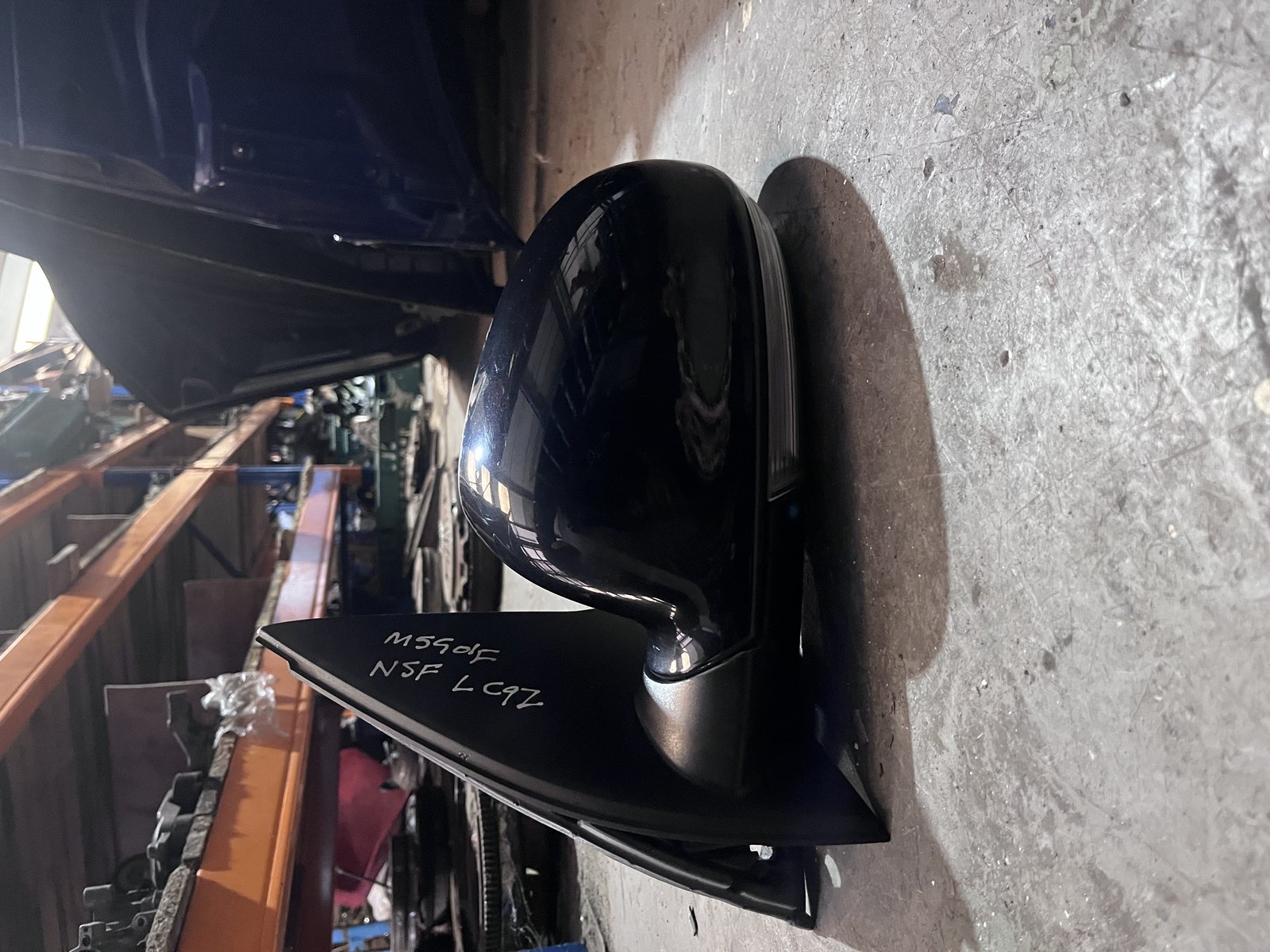 VW GOLF M5 NSF WING  MIRROR BLACK LC9Z photo 4