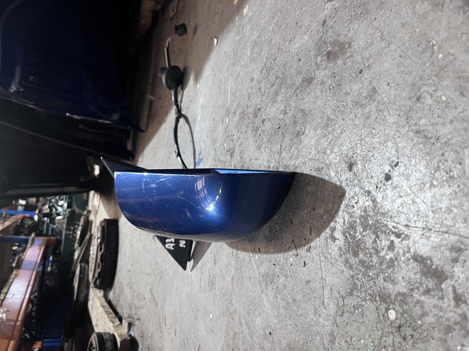 AUDI A3 07 PRE FACE LIFT NSF WING MIRROR BLUE photo 2