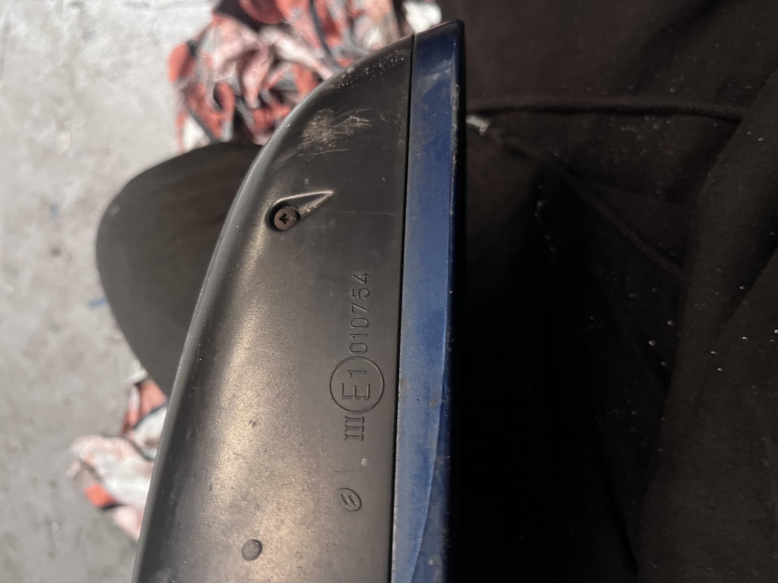 AUDI A3 07 PRE FACE LIFT NSF WING MIRROR BLUE photo 5