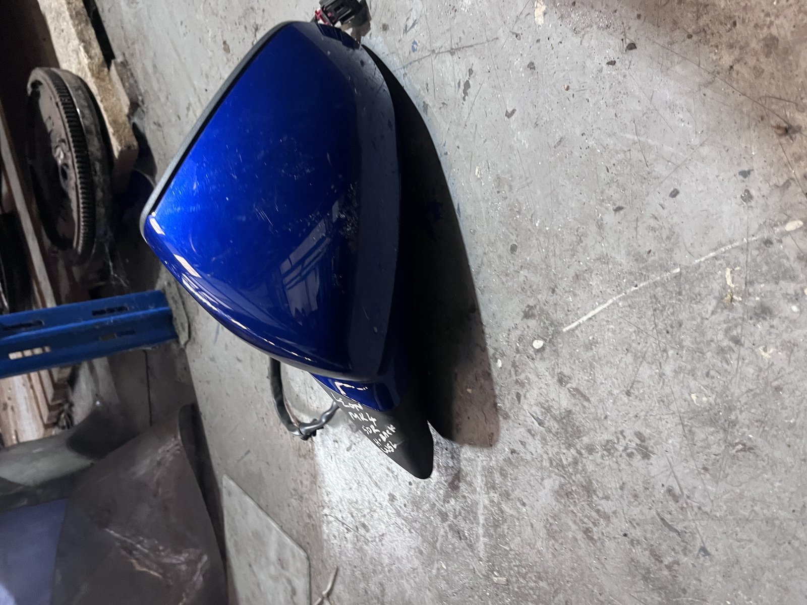 SEAT LEON MK4 NSF WING MIRROR BLUE W5L photo 4