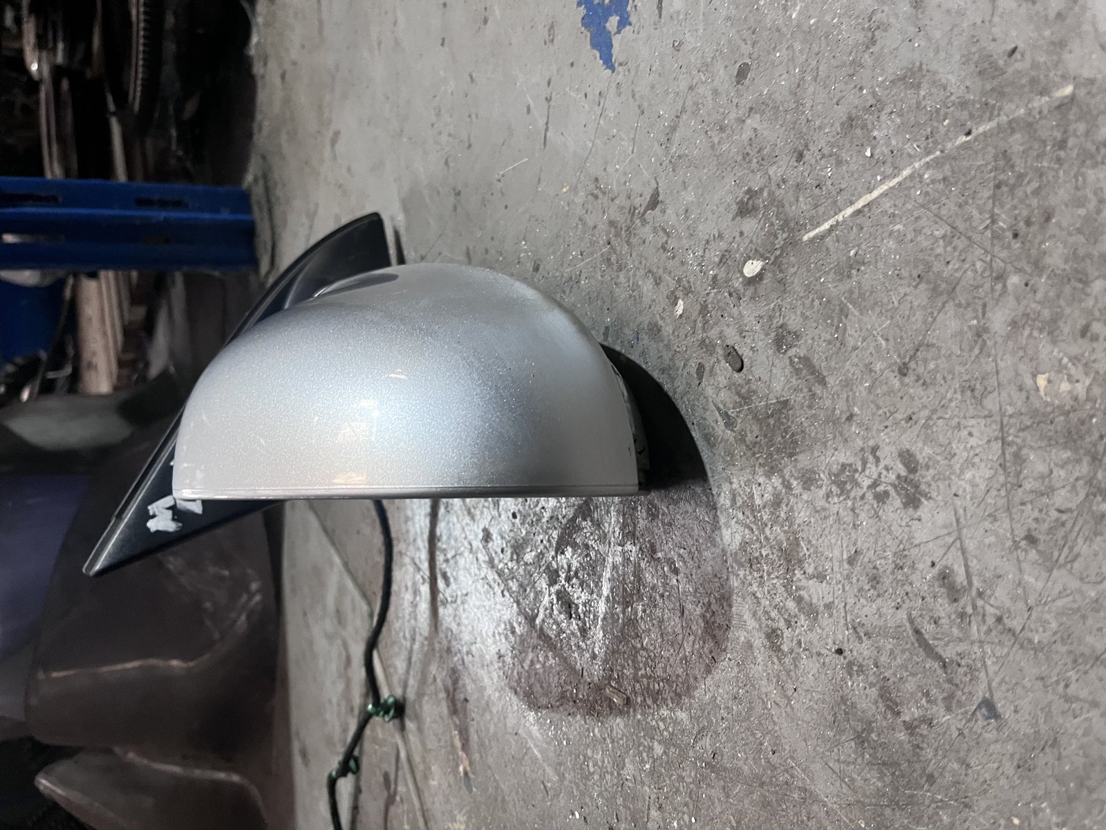 2010 VW JETTA OSF WINGMIRROR SILVER LA7W photo 2