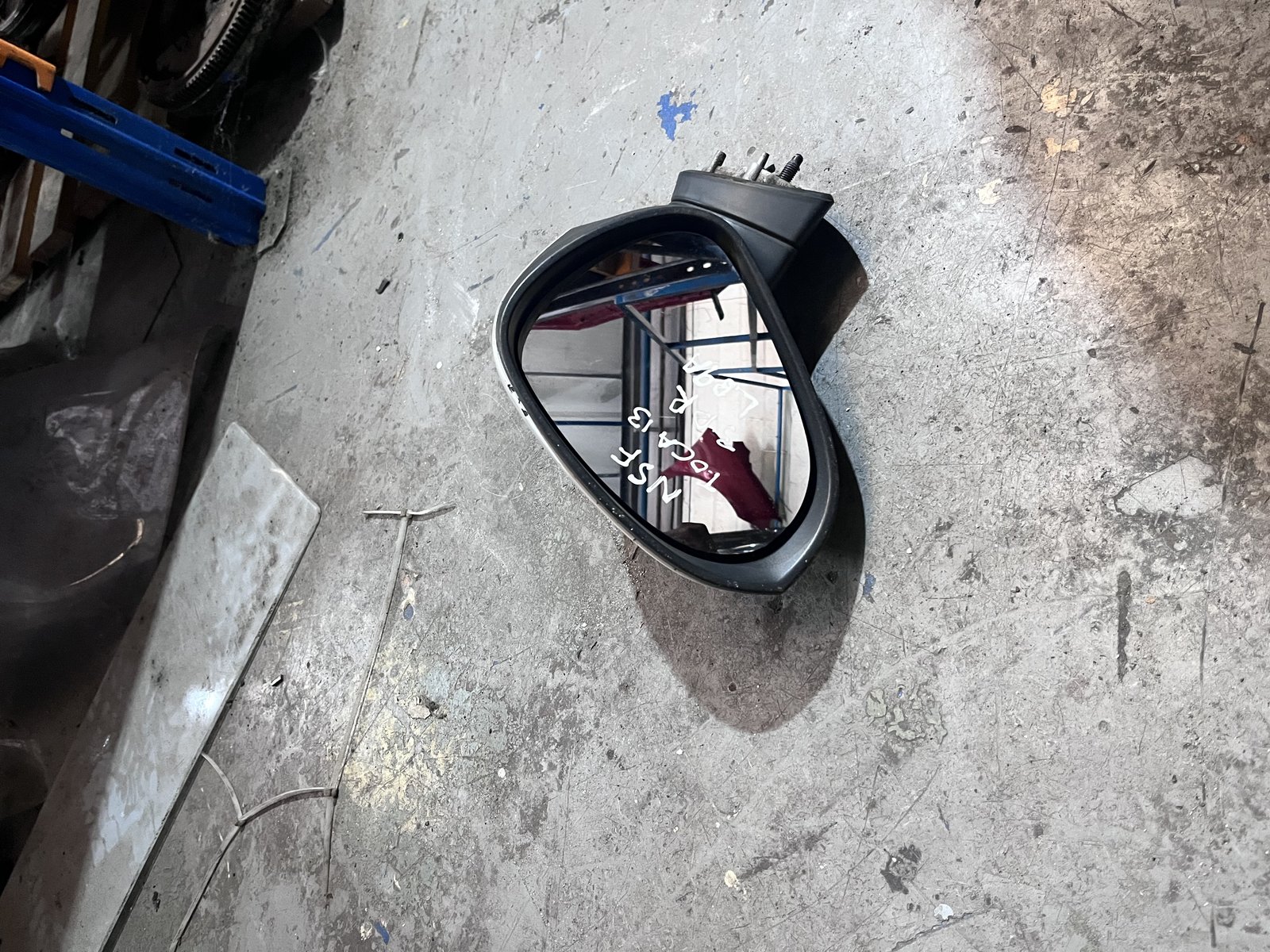 SEAT IBIZA TOCA 13 3DOOR NSF WING MIRROR WHITE LB9A 