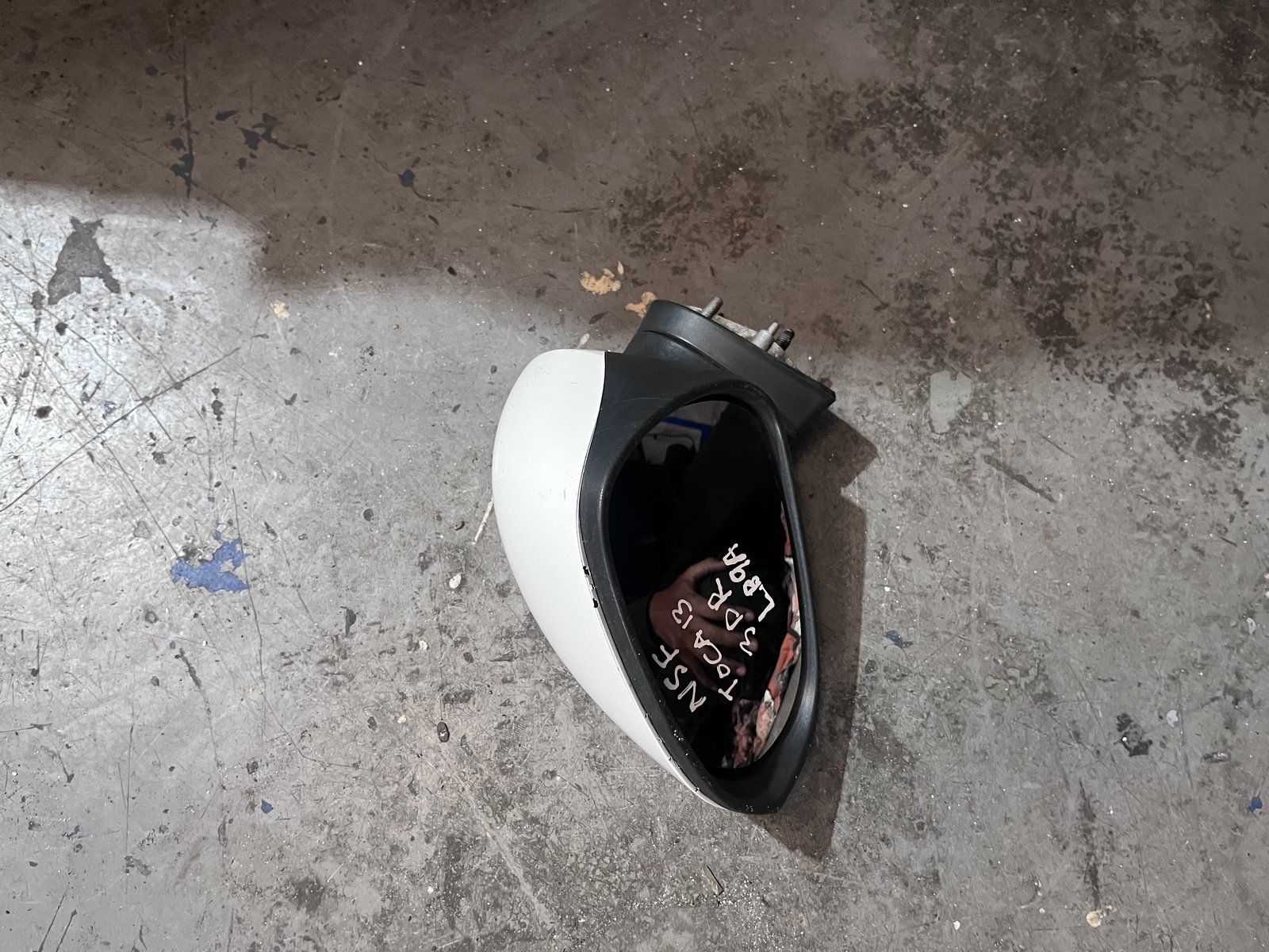 SEAT IBIZA TOCA 13 3DOOR NSF WING MIRROR WHITE LB9A  photo 3