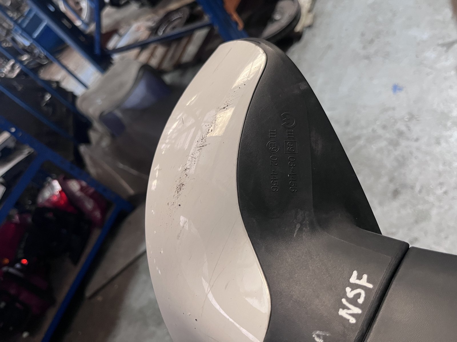 SEAT IBIZA 12 NSF WING MIRROR WHITE LB9A photo 5