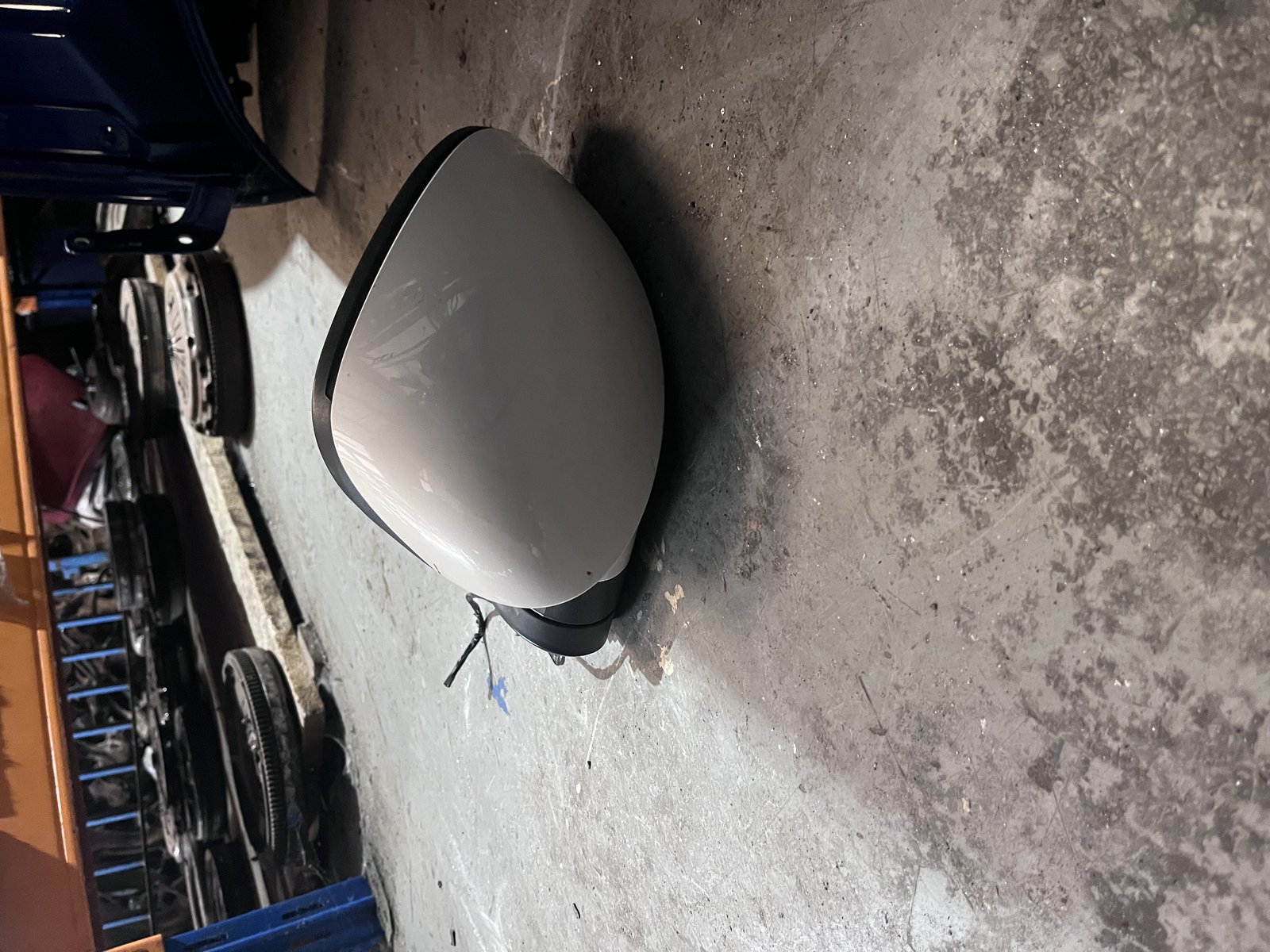 SEAT IBIZA 12 NSF WING MIRROR WHITE LB9A photo 4