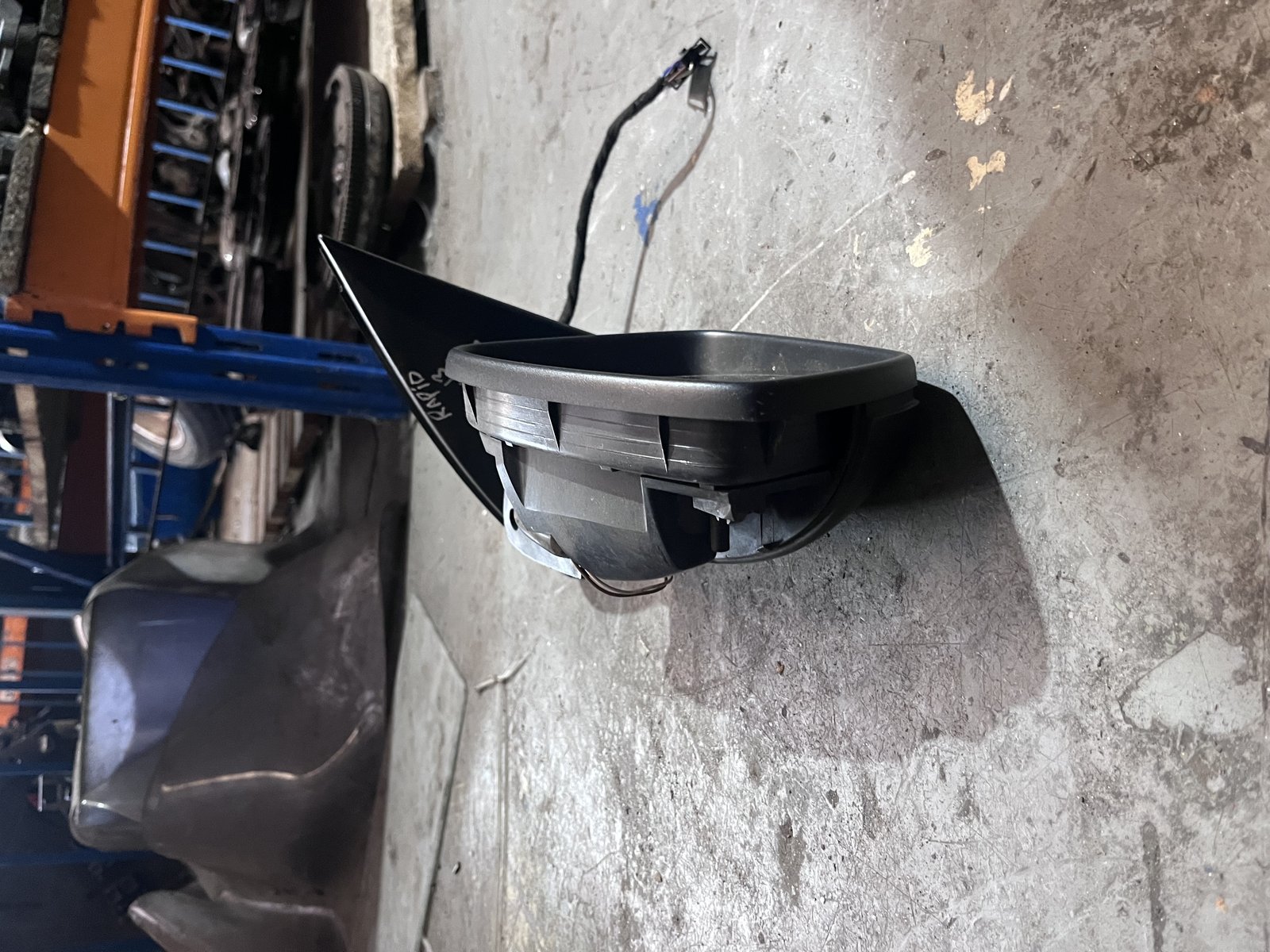 SKODA RAPID 13 NSF WING MIRROR BLUE LG5X photo 2