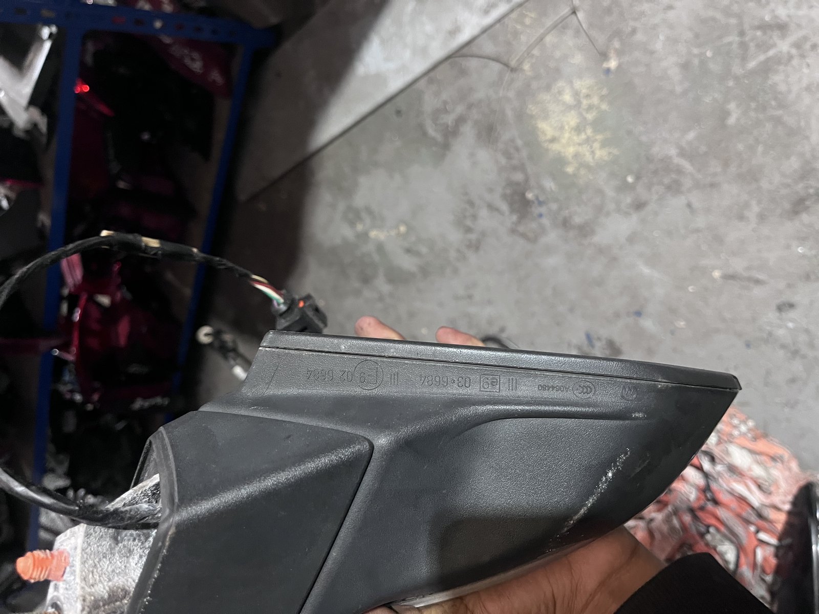 SEAT LEON MK3 OSF WING MIRROR NO COVER photo 5