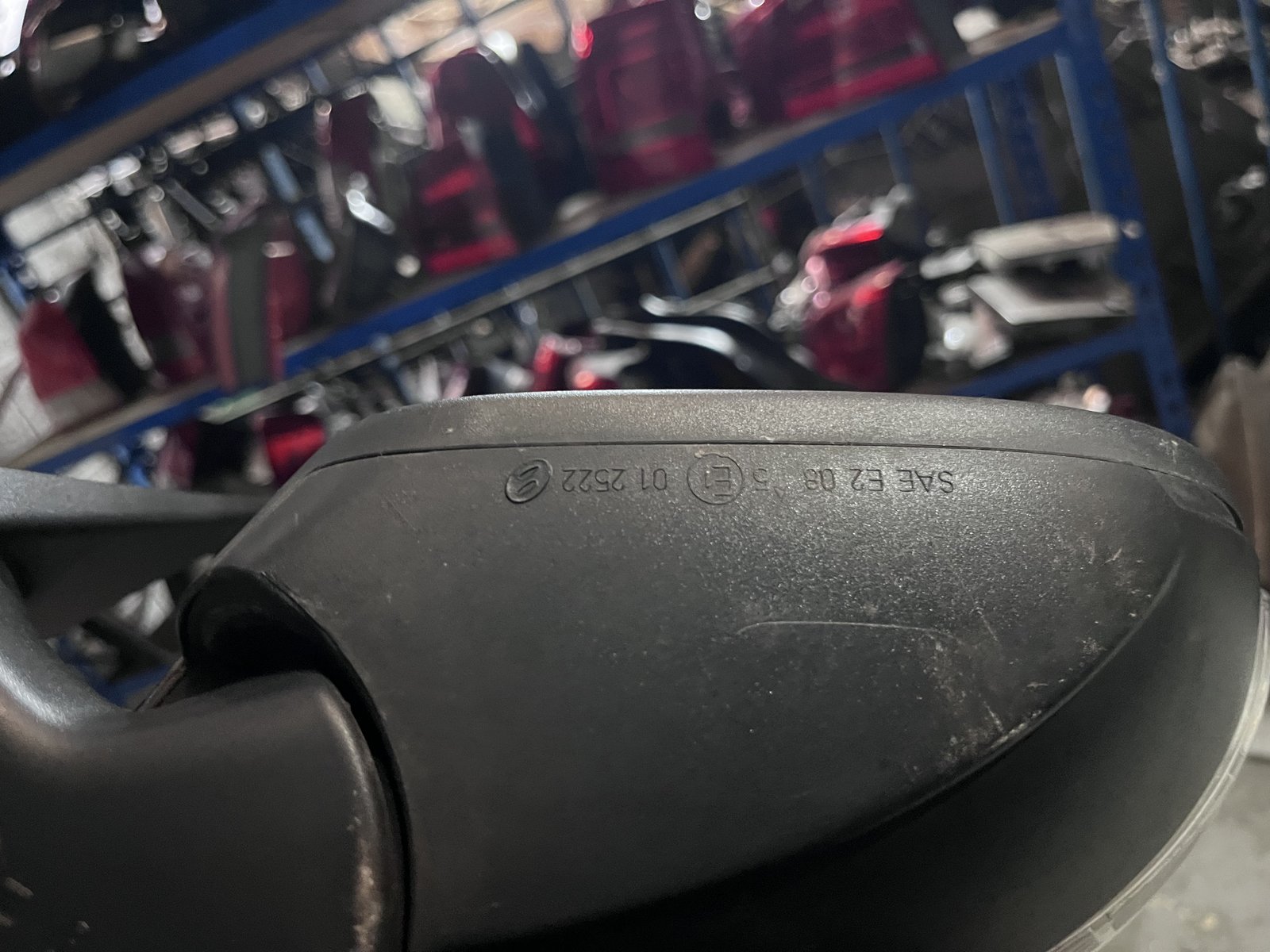 VW SCCIROCO TSI OSF WING MIRROR BLACK LC9X photo 5