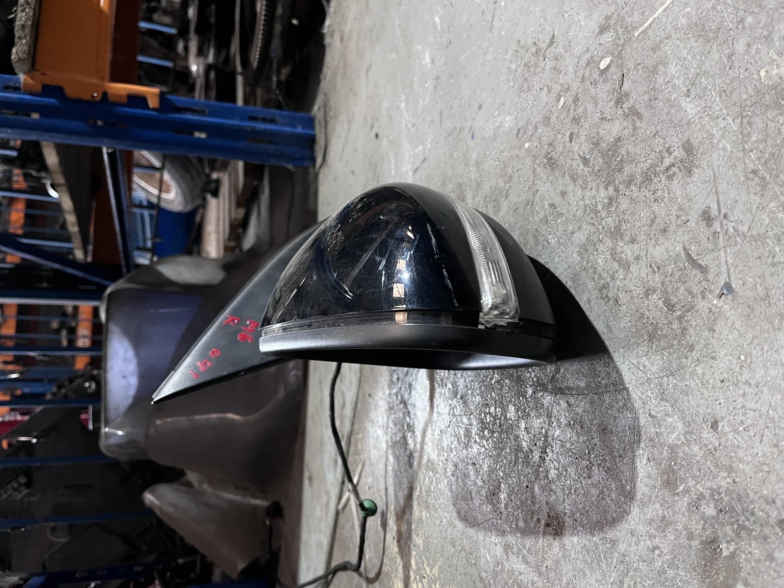 VW GOLF MK6 OSF WING MIRROR BLACK L041 photo 2