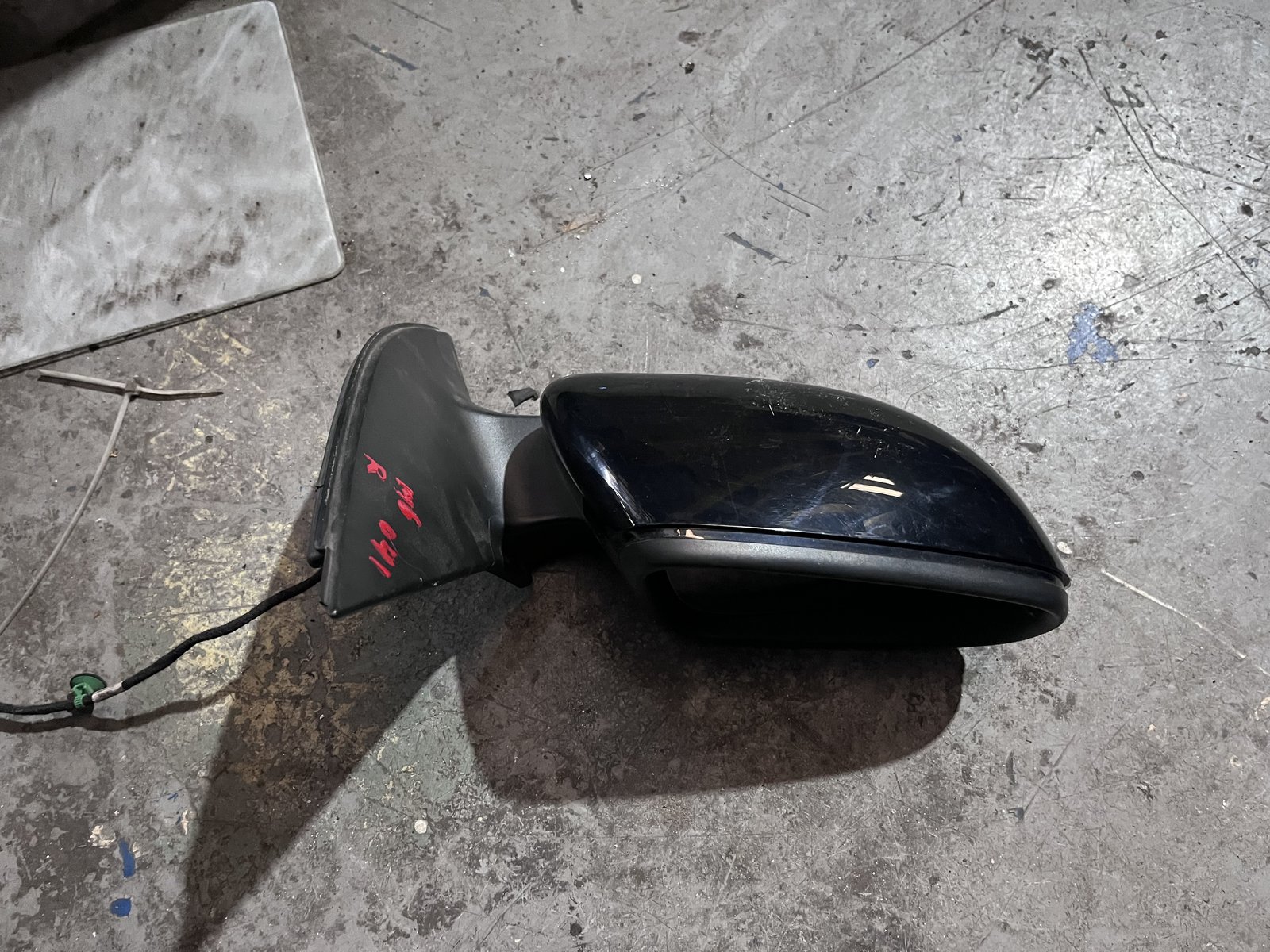 VW GOLF MK6 OSF WING MIRROR BLACK L041 photo 3