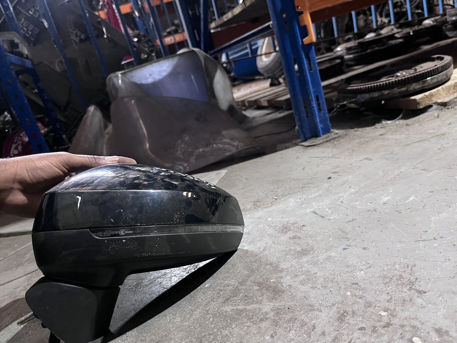 AUDI A3 SPORTBACK 17 NSF WING  MIRROR BLACK LY9B photo 4
