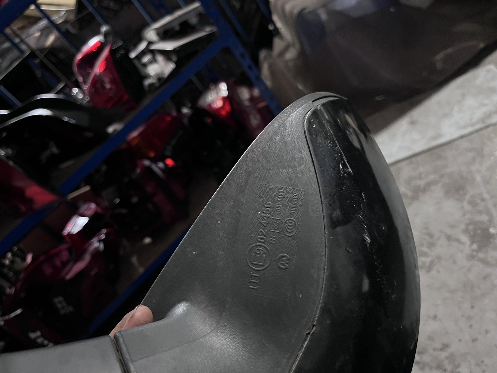 SEAT IBIZA 15 OSF WING MIRROR BLACK LY9T photo 5