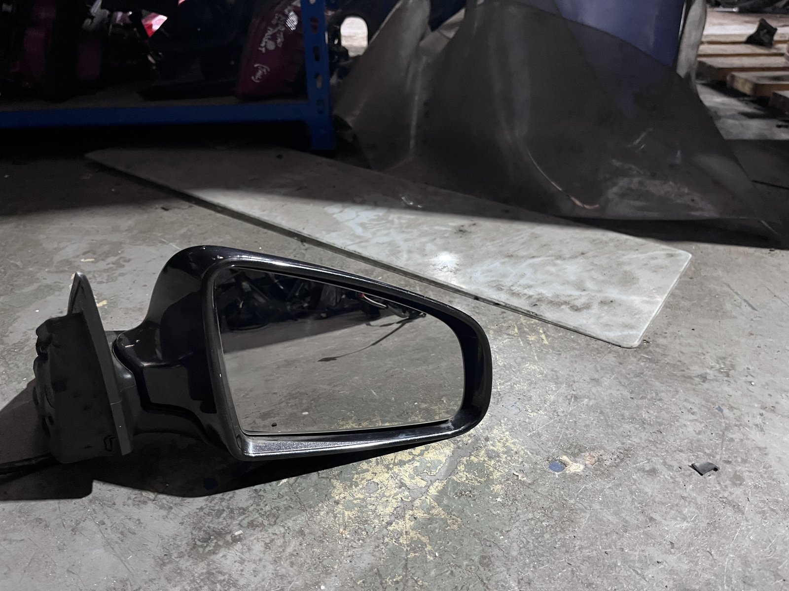 AUDI A3 8P 08 OSF WING MIRROR PREFACE BLACK LZL