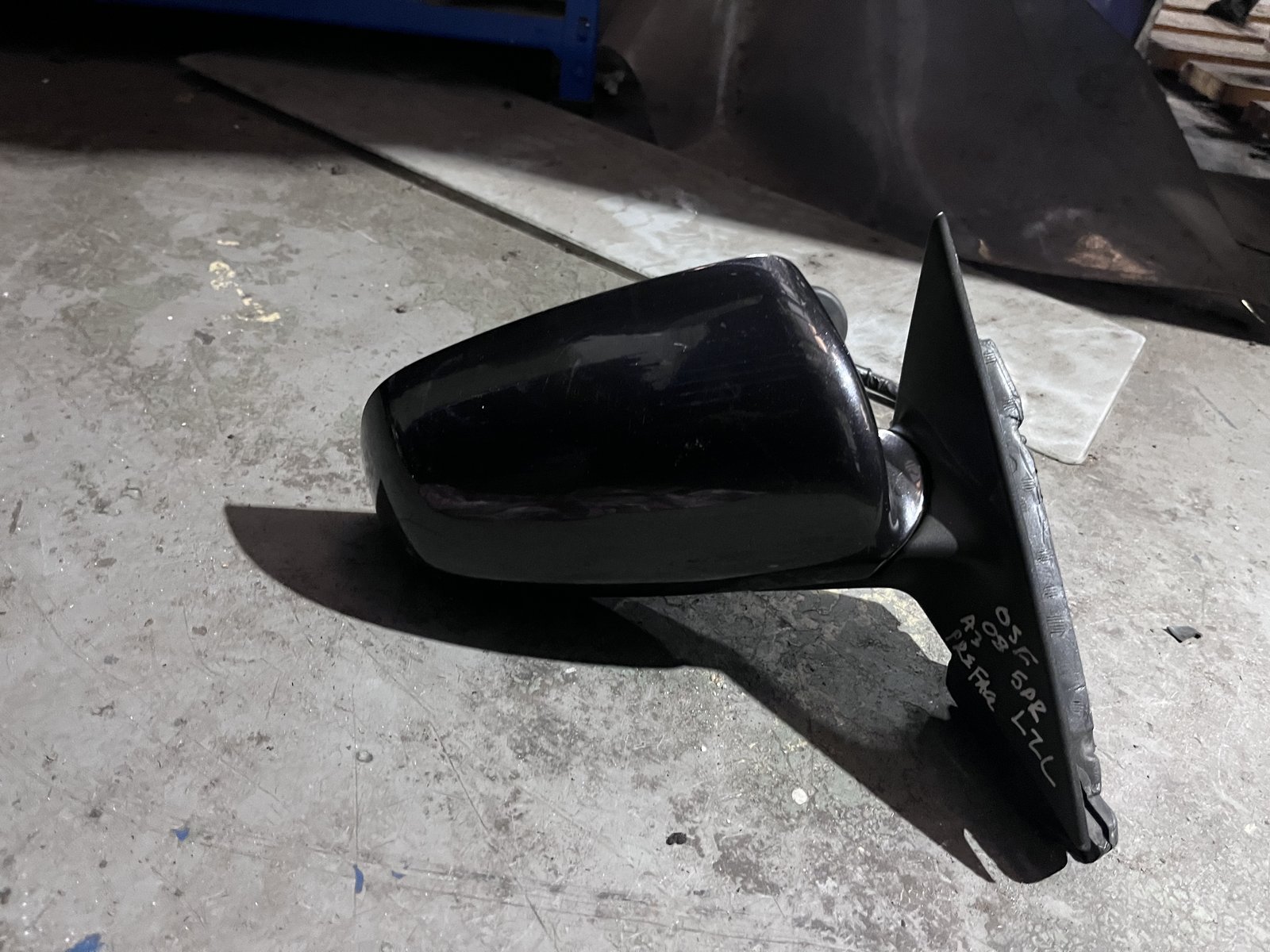 AUDI A3 8P 08 OSF WING MIRROR PREFACE BLACK LZL photo 4