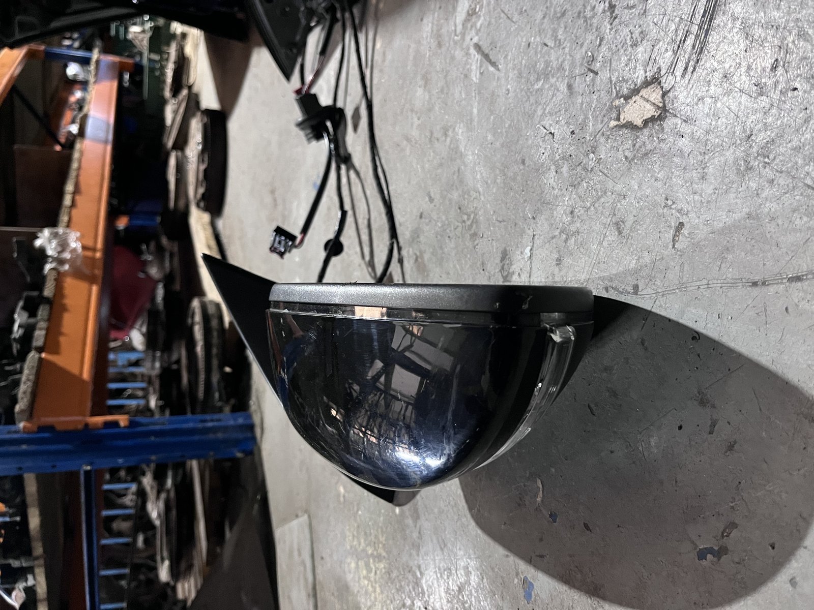 VW SCIROCO 12 NSF WING MIRROR BLACK LC9X photo 2