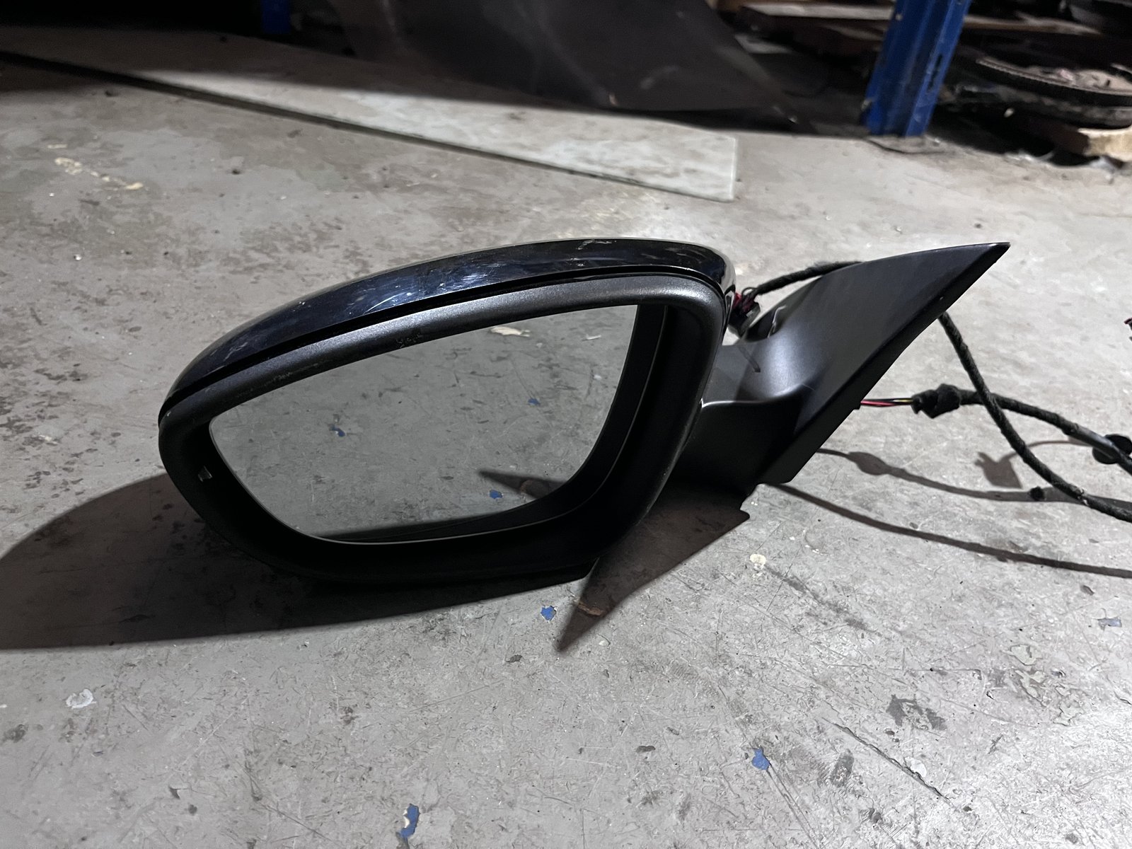VW SCIROCO 12 NSF WING MIRROR BLACK LC9X