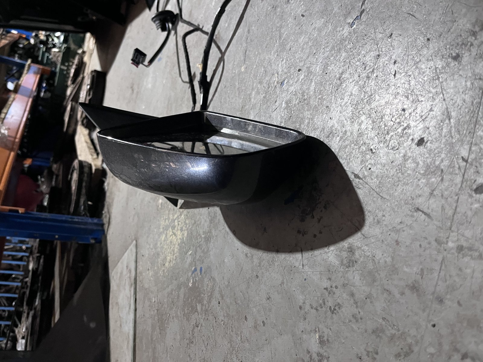 AUDI A3 08 NSF WING MIRROR  GREY LZL photo 2