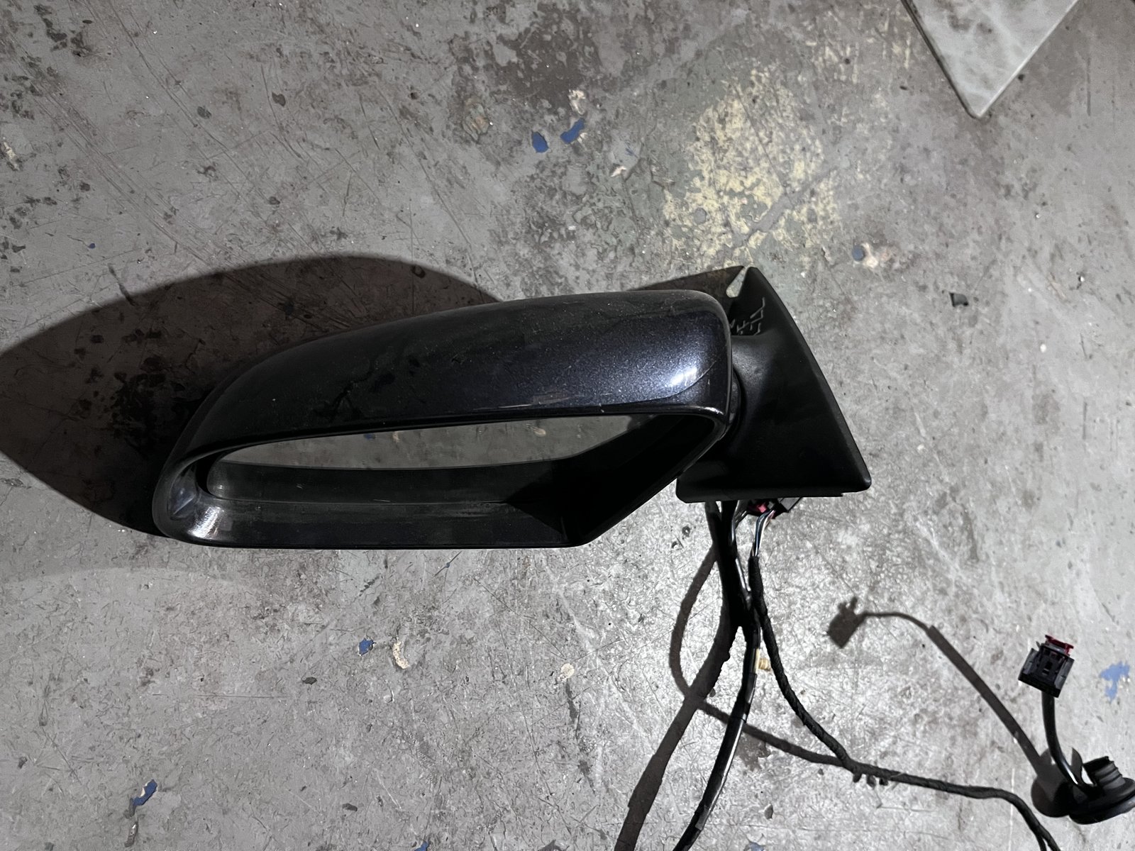 AUDI A3 08 NSF WING MIRROR  GREY LZL photo 3