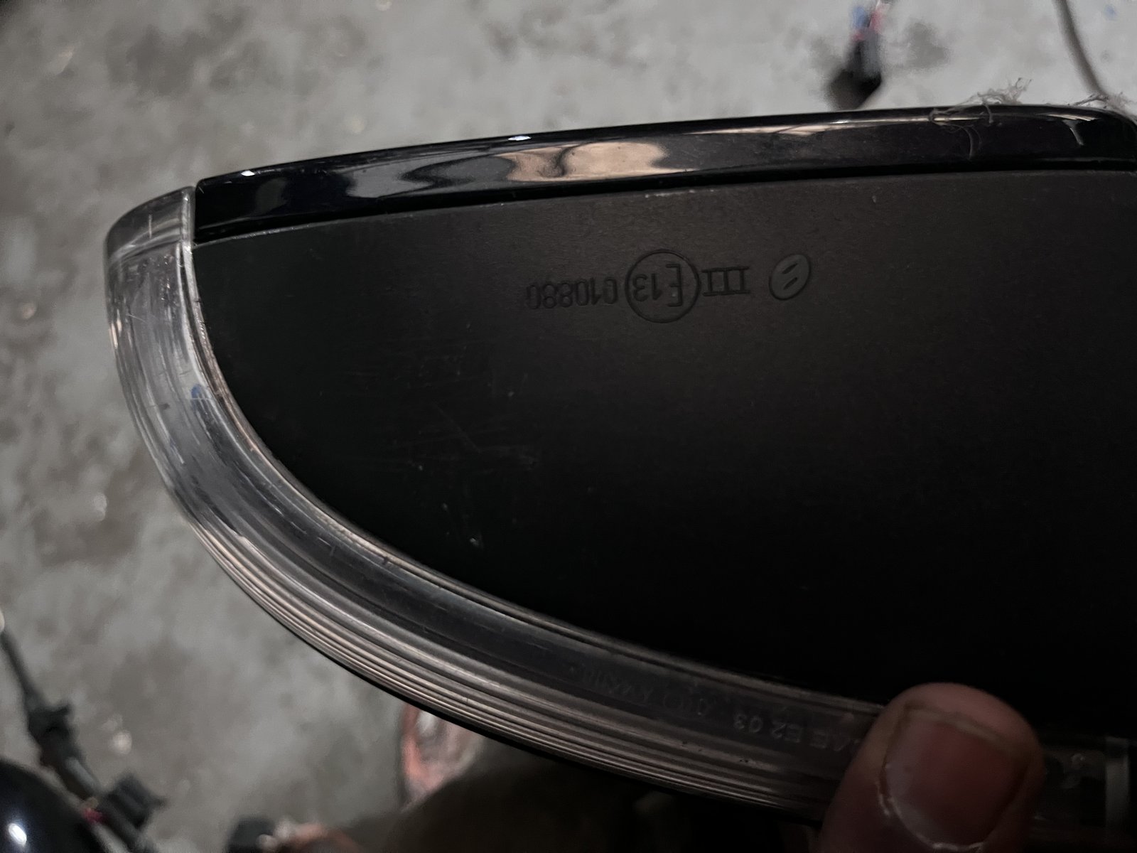VW GOLF M5  GTI NSF WING MIRROR photo 5