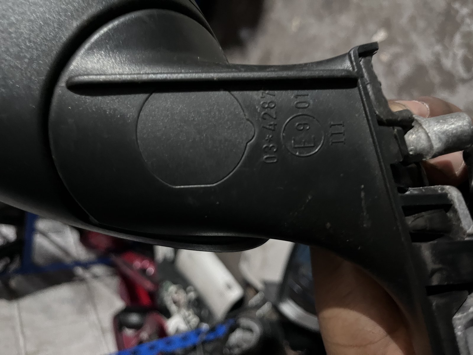 SKODA FABIA 2010 NSF WING MIRROR BLUE F5Q photo 4