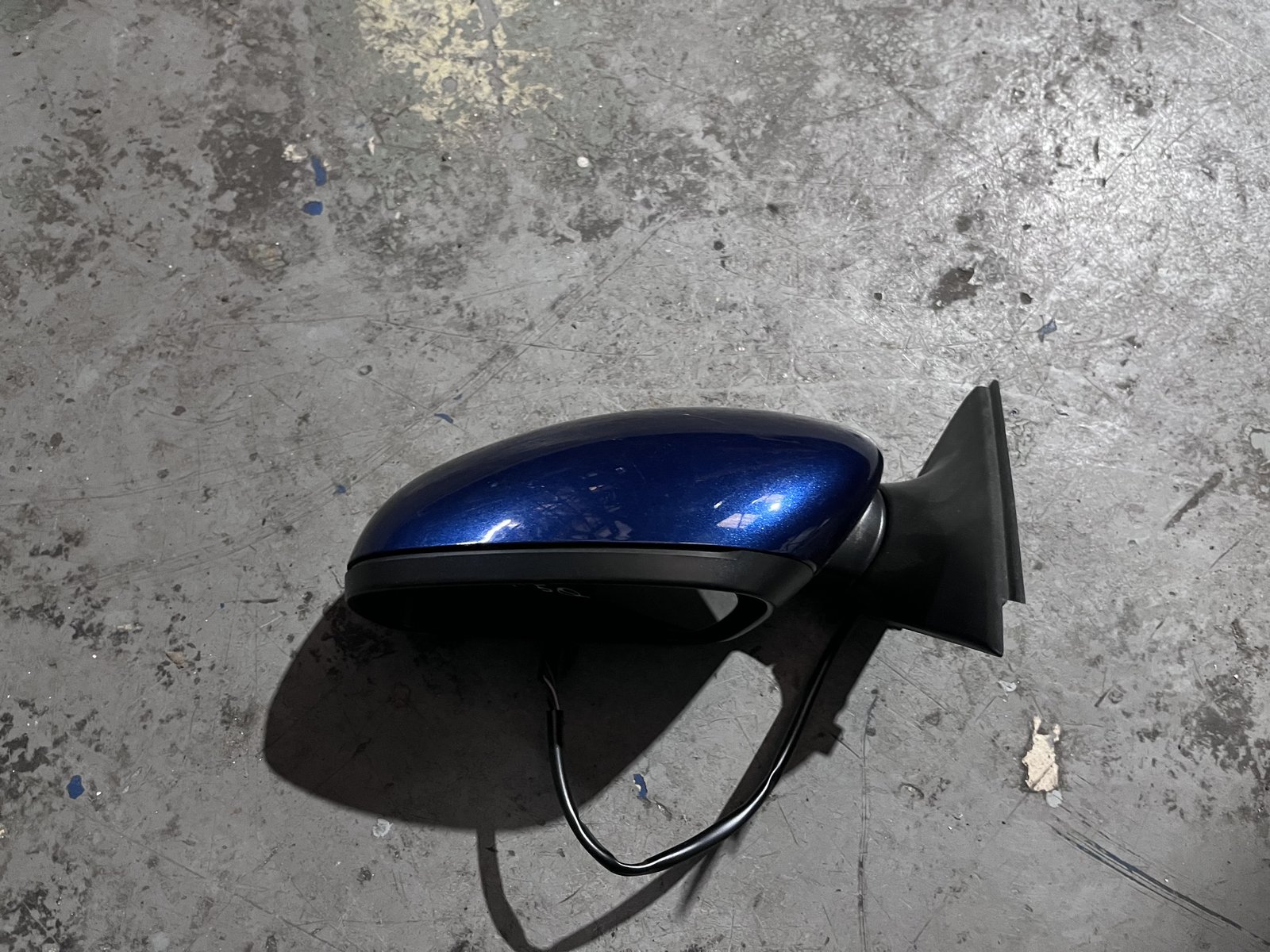 SKODA FABIA 2010 NSF WING MIRROR BLUE F5Q photo 2