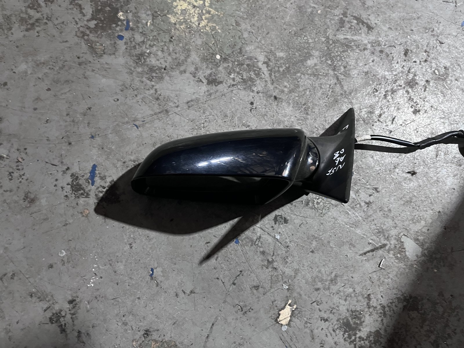 AUDI A6 08 NSF WING MIRROR BLACK LZ9Y photo 3