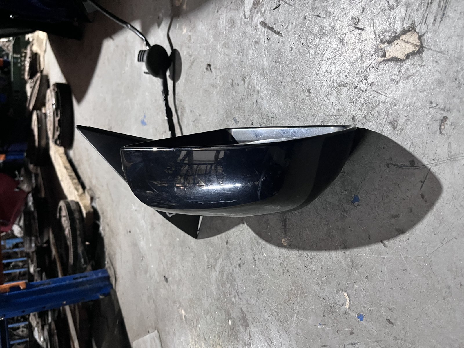 AUDI A6 08 NSF WING MIRROR BLACK LZ9Y photo 2