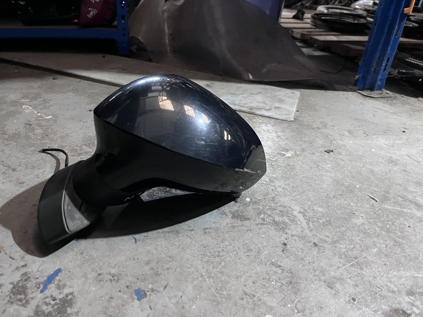 SEAT IBIZA 15 NSF WING MIRROR BLACK LY9T photo 4