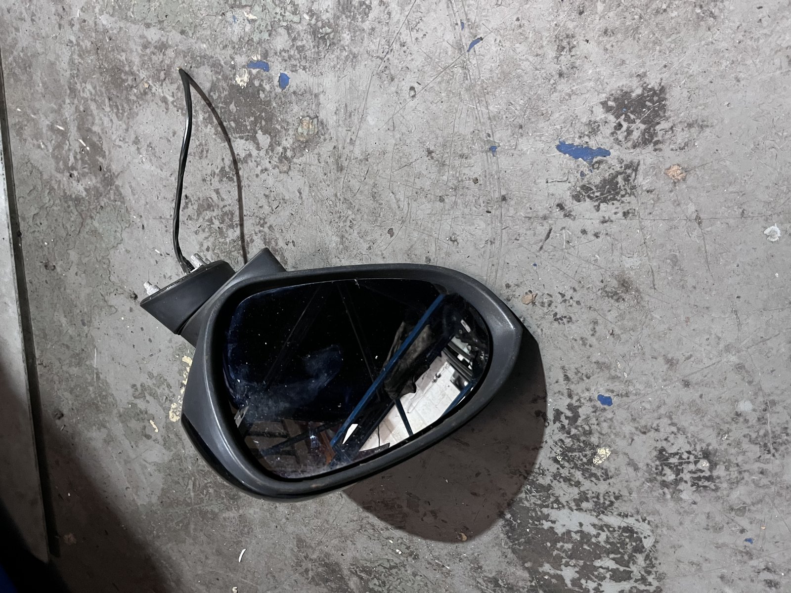SEAT IBIZA 15 NSF WING MIRROR BLACK LY9T