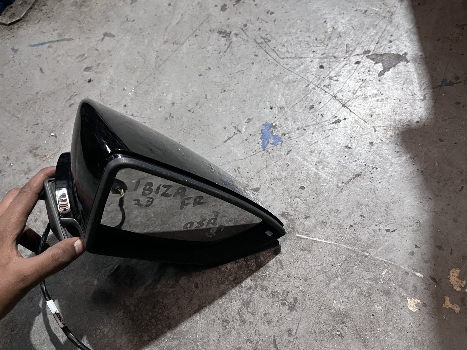 SEAT IBIZA 23 FR OSF POWER WING MIRROR photo 3