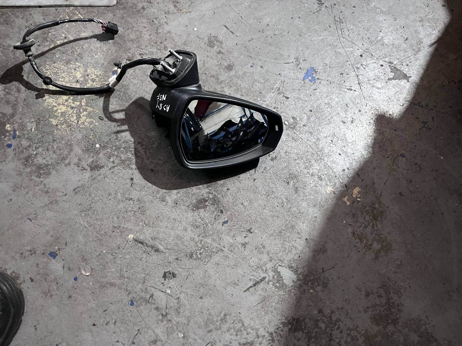 AUDI A3 8Y NSF WING MIRROR  NO COVER