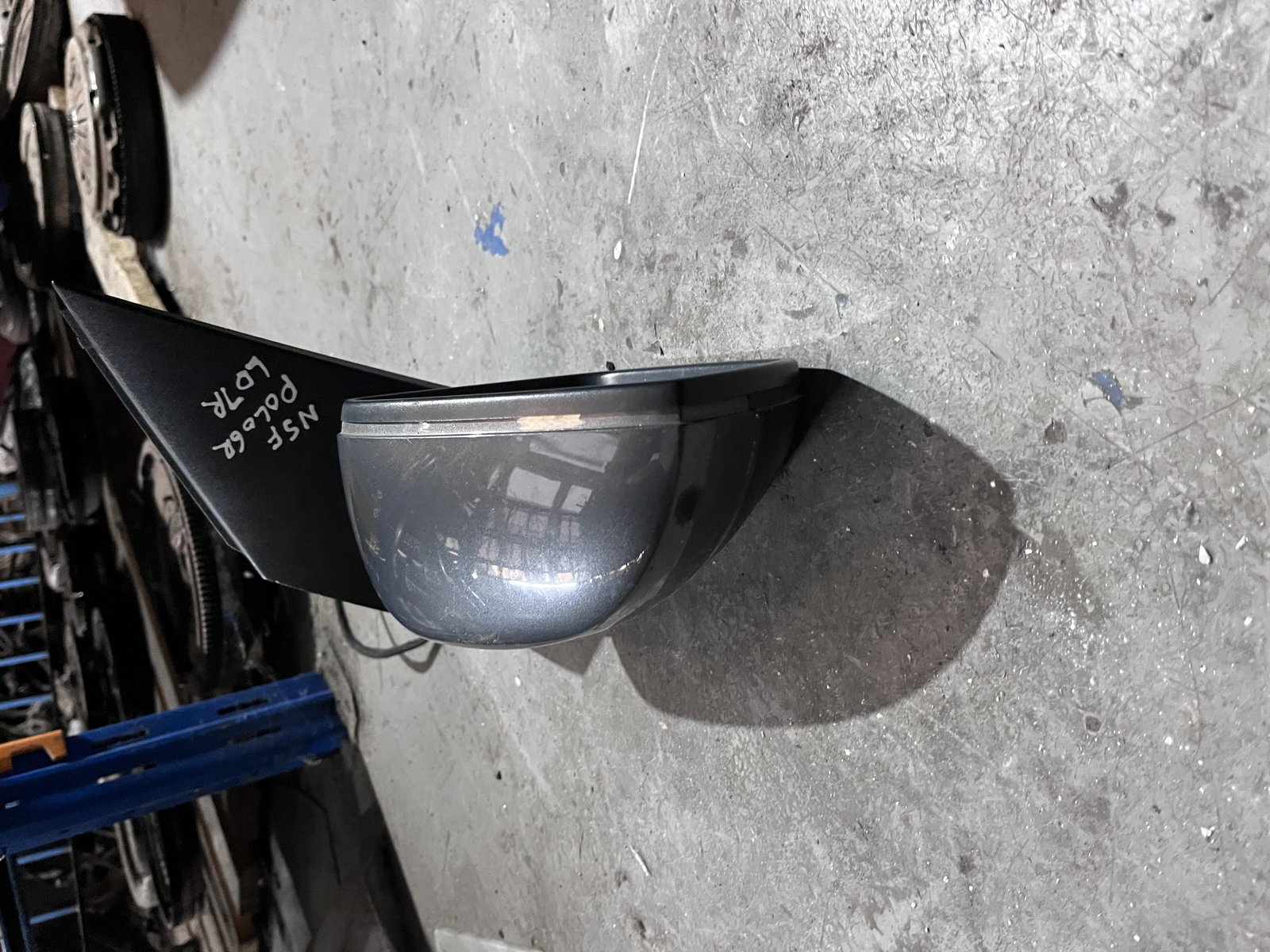 VW POLO 6R NSF  WING MIRROR GREY LD7R photo 2