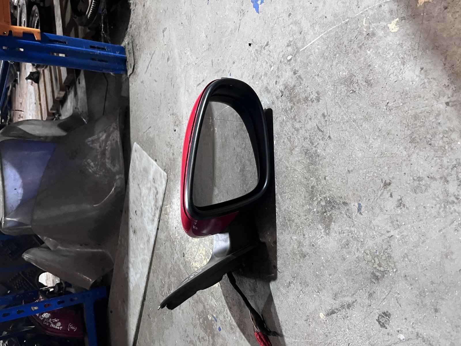 VW GOLF MK6 NSF WING MIRROR RED LY3D